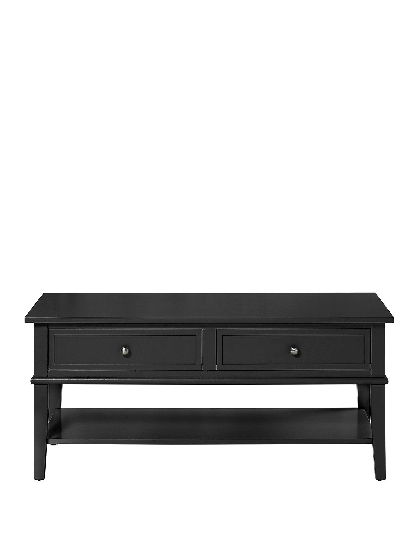 Image 2 of 7 of Dorel Home Franklin Coffee Table Black