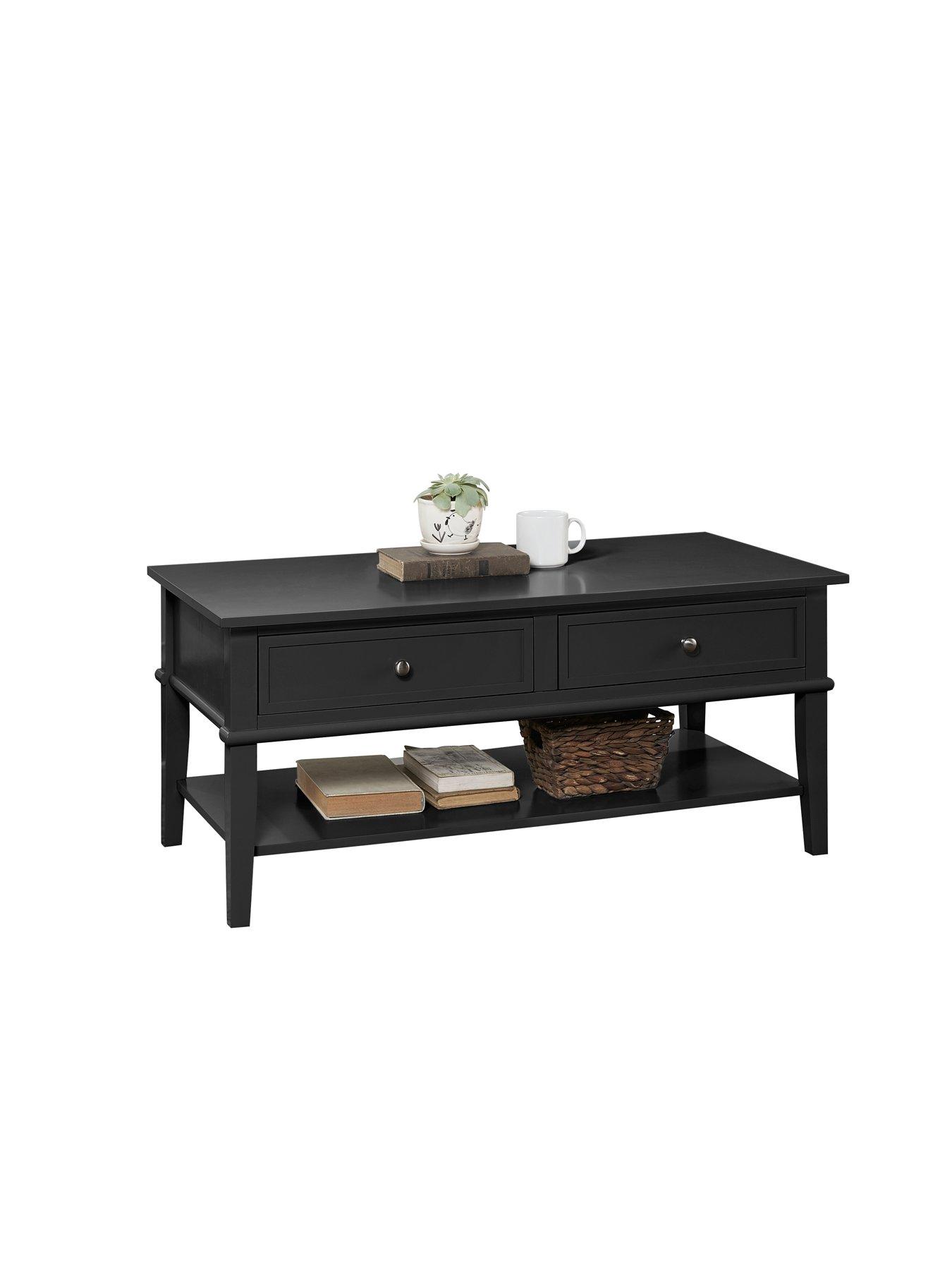 Image 4 of 7 of Dorel Home Franklin Coffee Table Black
