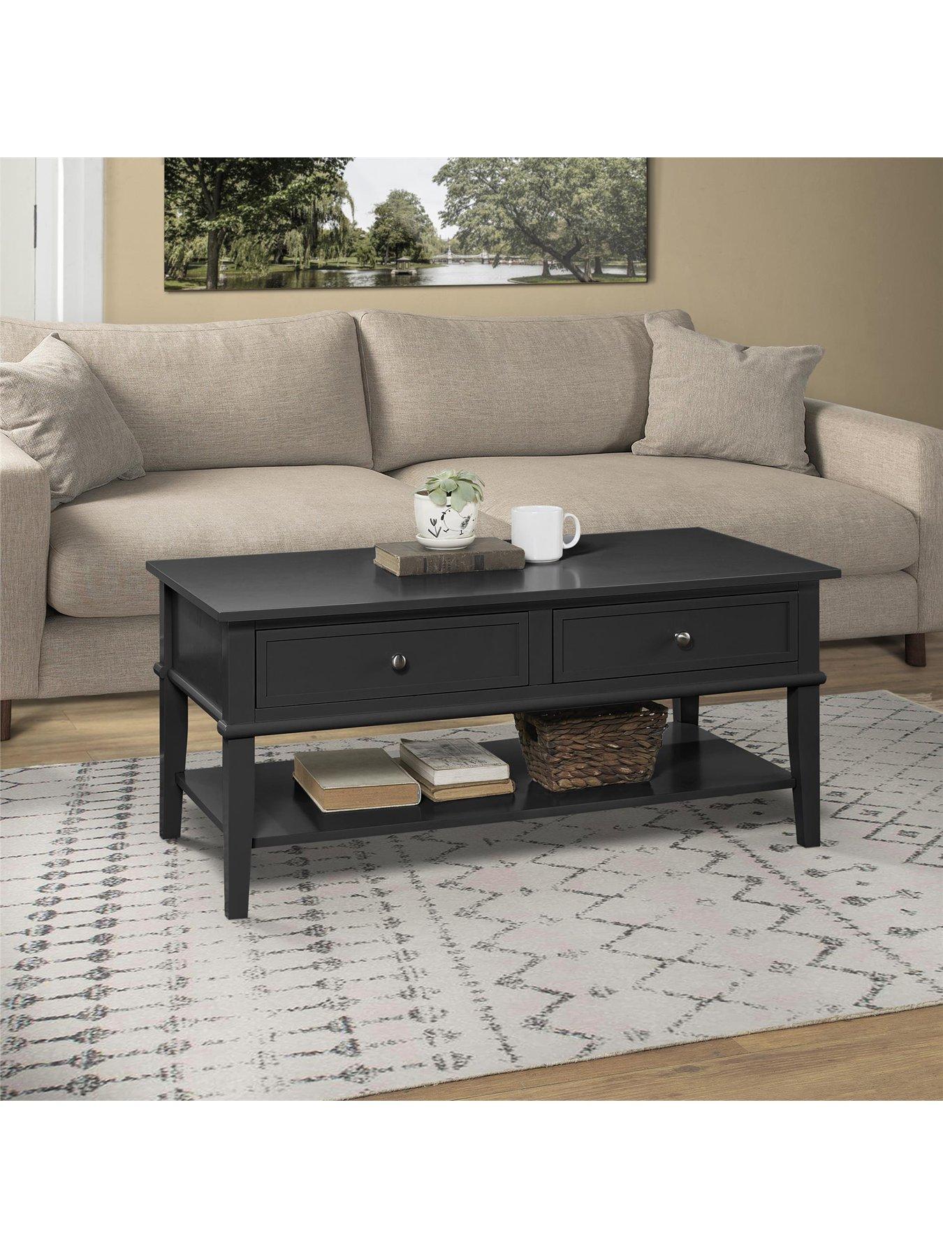 Image 5 of 7 of Dorel Home Franklin Coffee Table Black