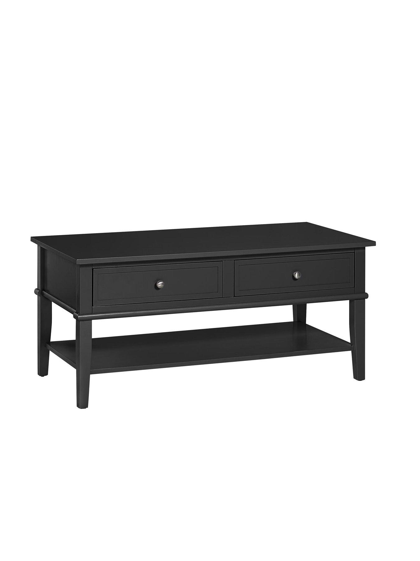 Image 6 of 7 of Dorel Home Franklin Coffee Table Black