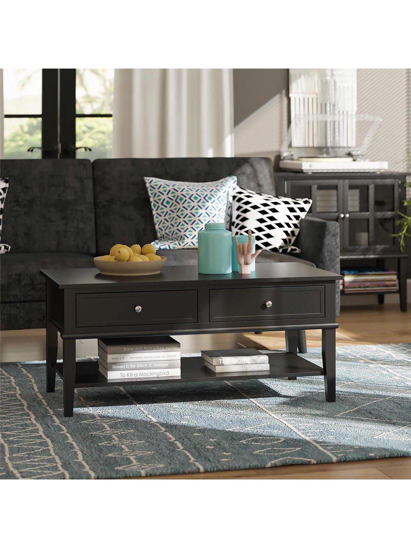 Image 7 of 7 of Dorel Home Franklin Coffee Table Black