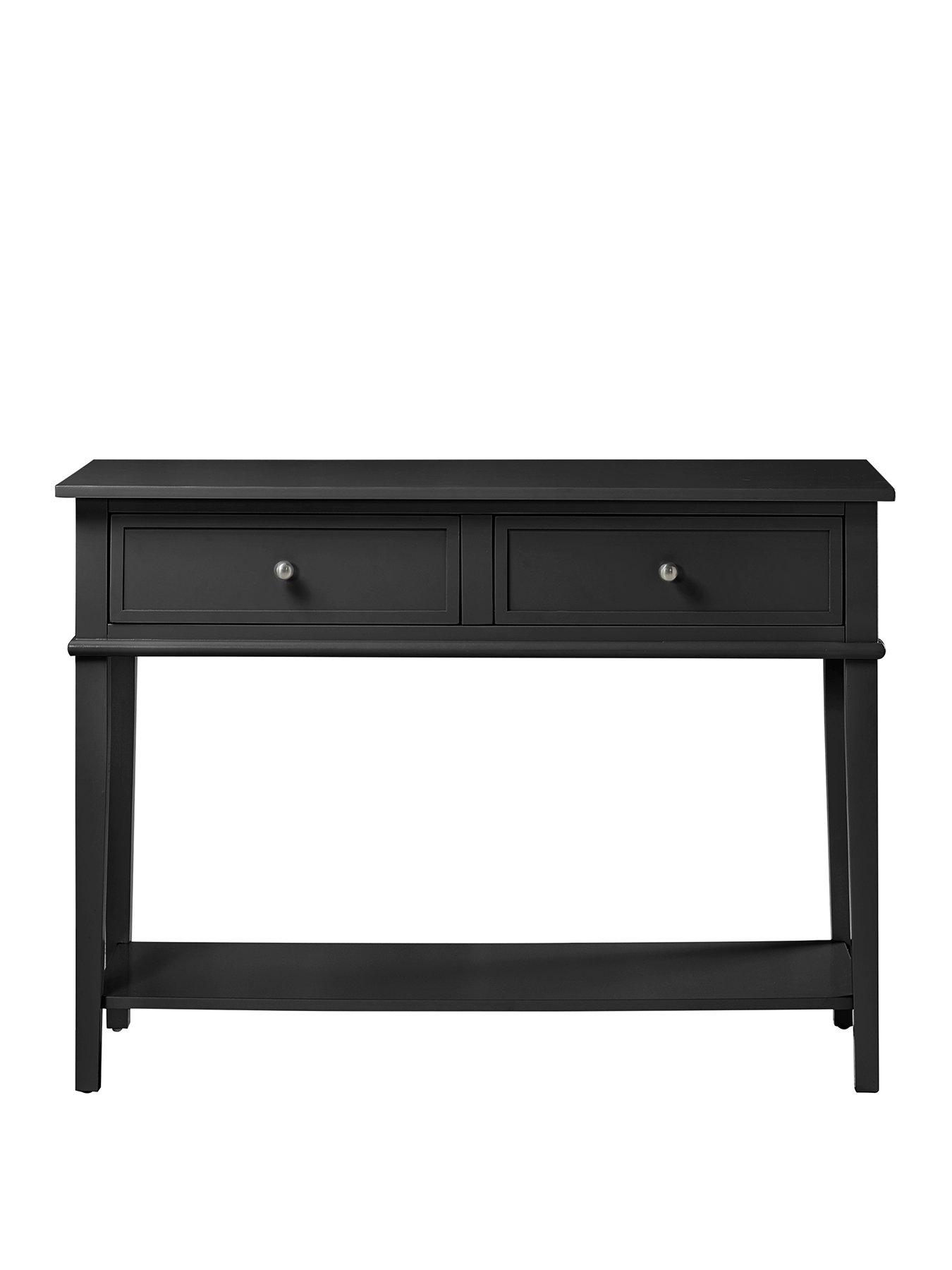 Image 3 of 7 of Dorel Home Franklin Console Table Table Black