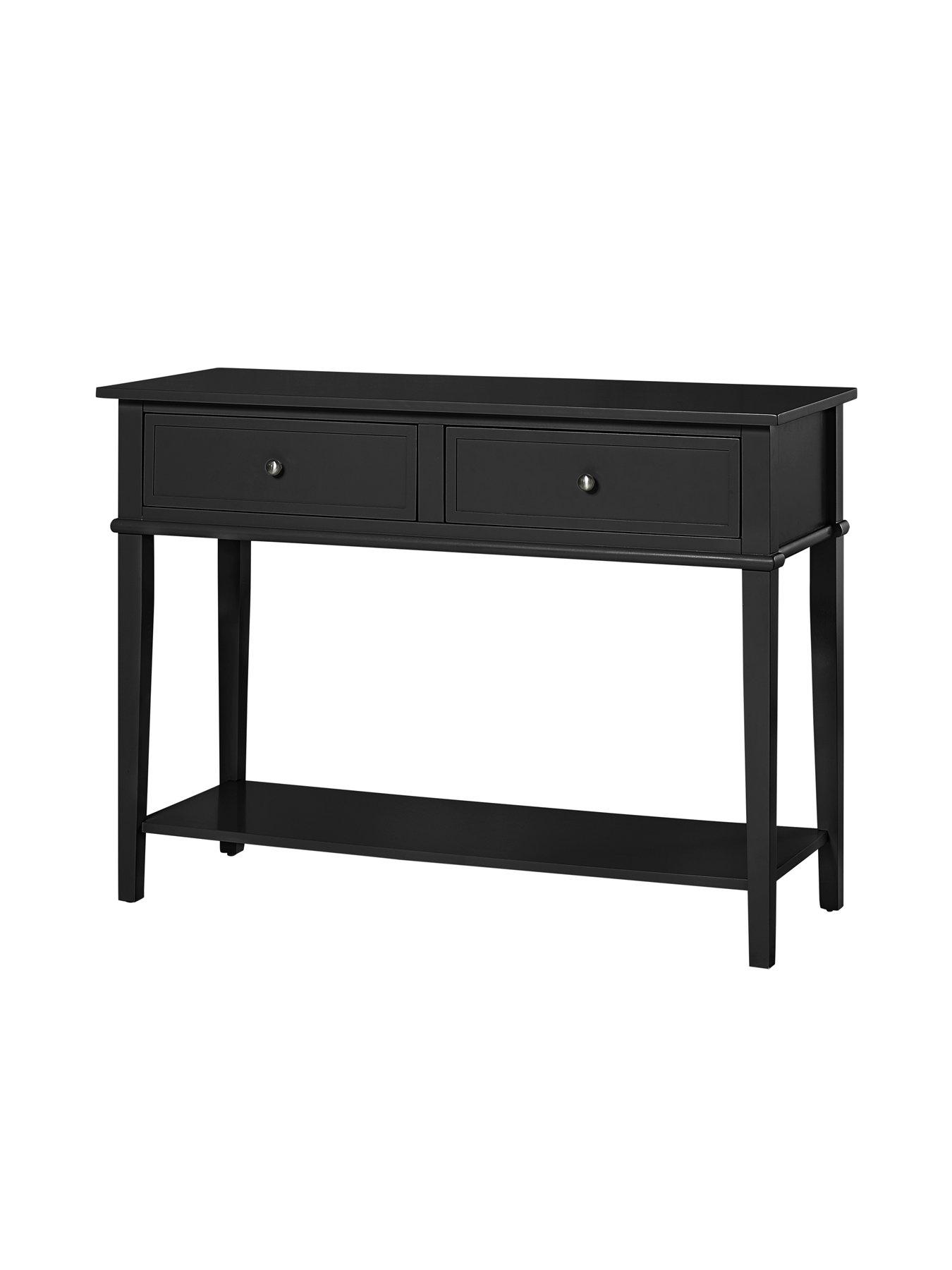 Image 4 of 7 of Dorel Home Franklin Console Table Table Black