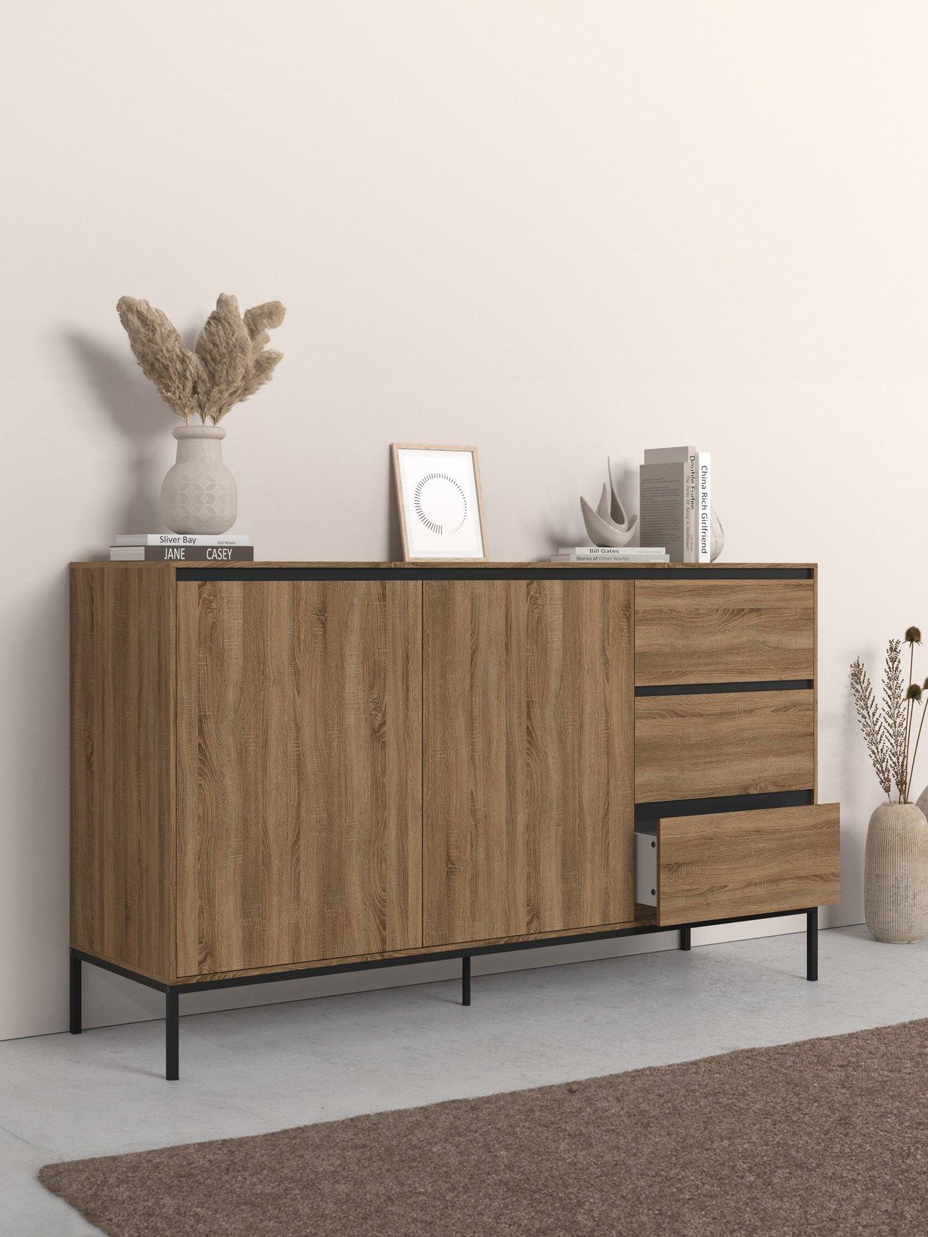dorel-home-bari-sideboard-2-door-3-drawer