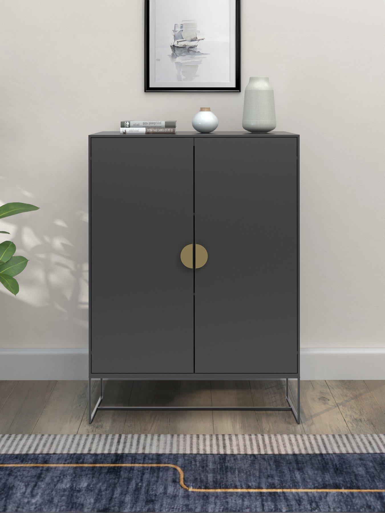 Dorel Home Asia 2 Door Cabinet
