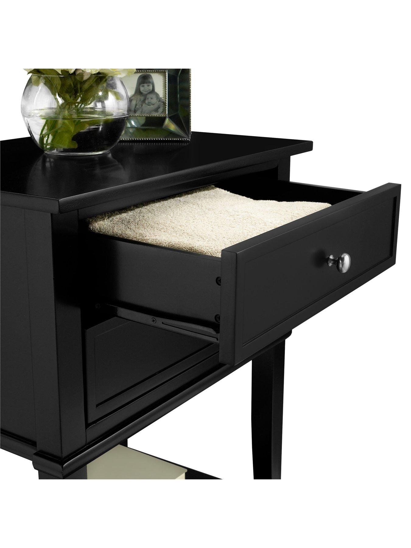 dorel-home-franklin-accent-table-with-2-drawers-blackoutfit