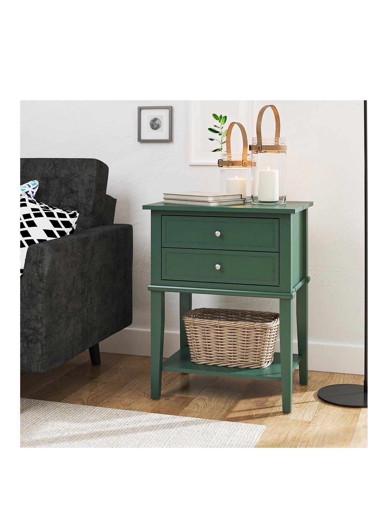 dorel-home-franklin-accent-table-with-2-drawers-hunter-greenstillFront