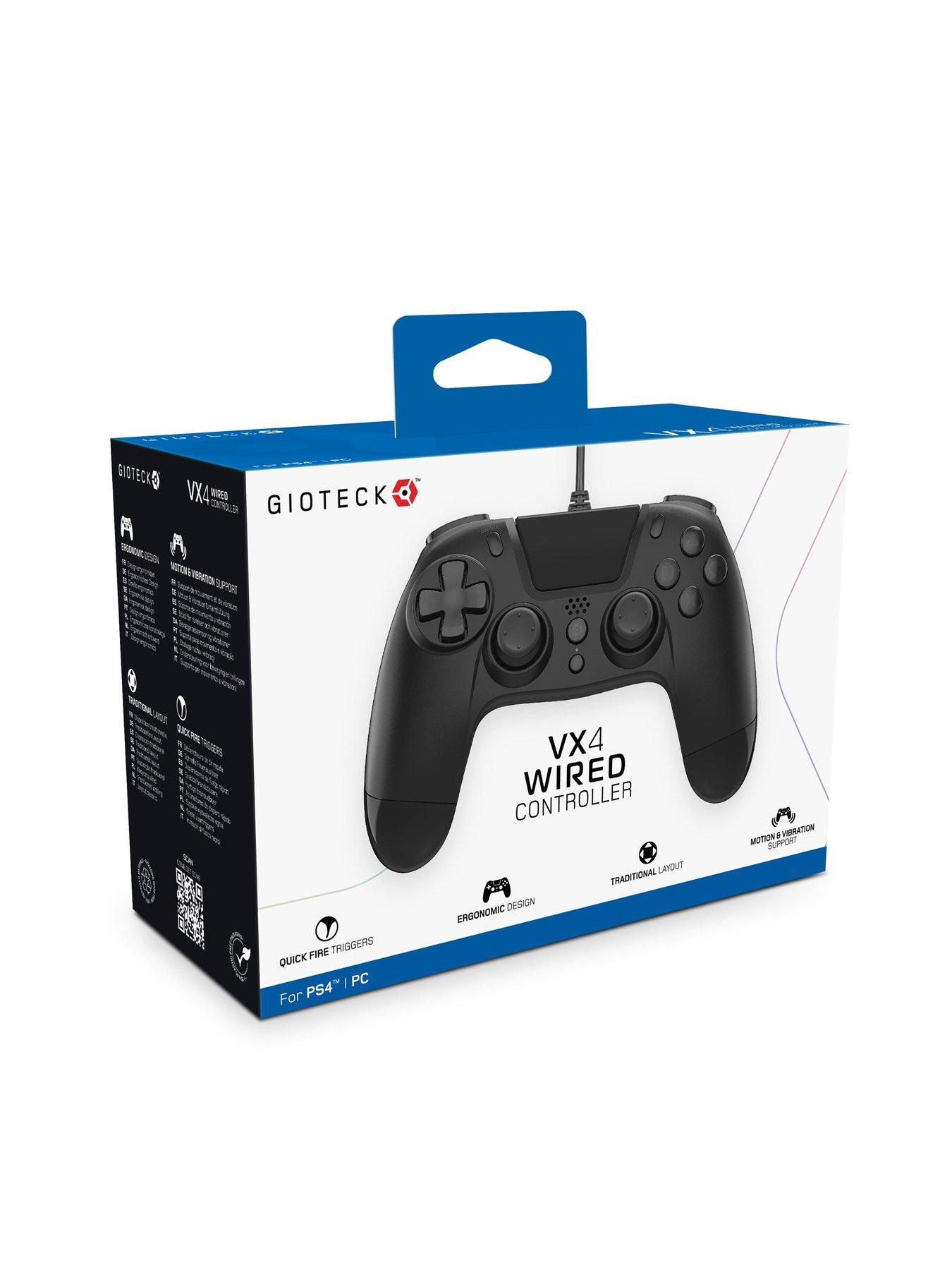 Image 4 of 5 of Gioteck VX4 Wired Controller for PS4, PC - Black
