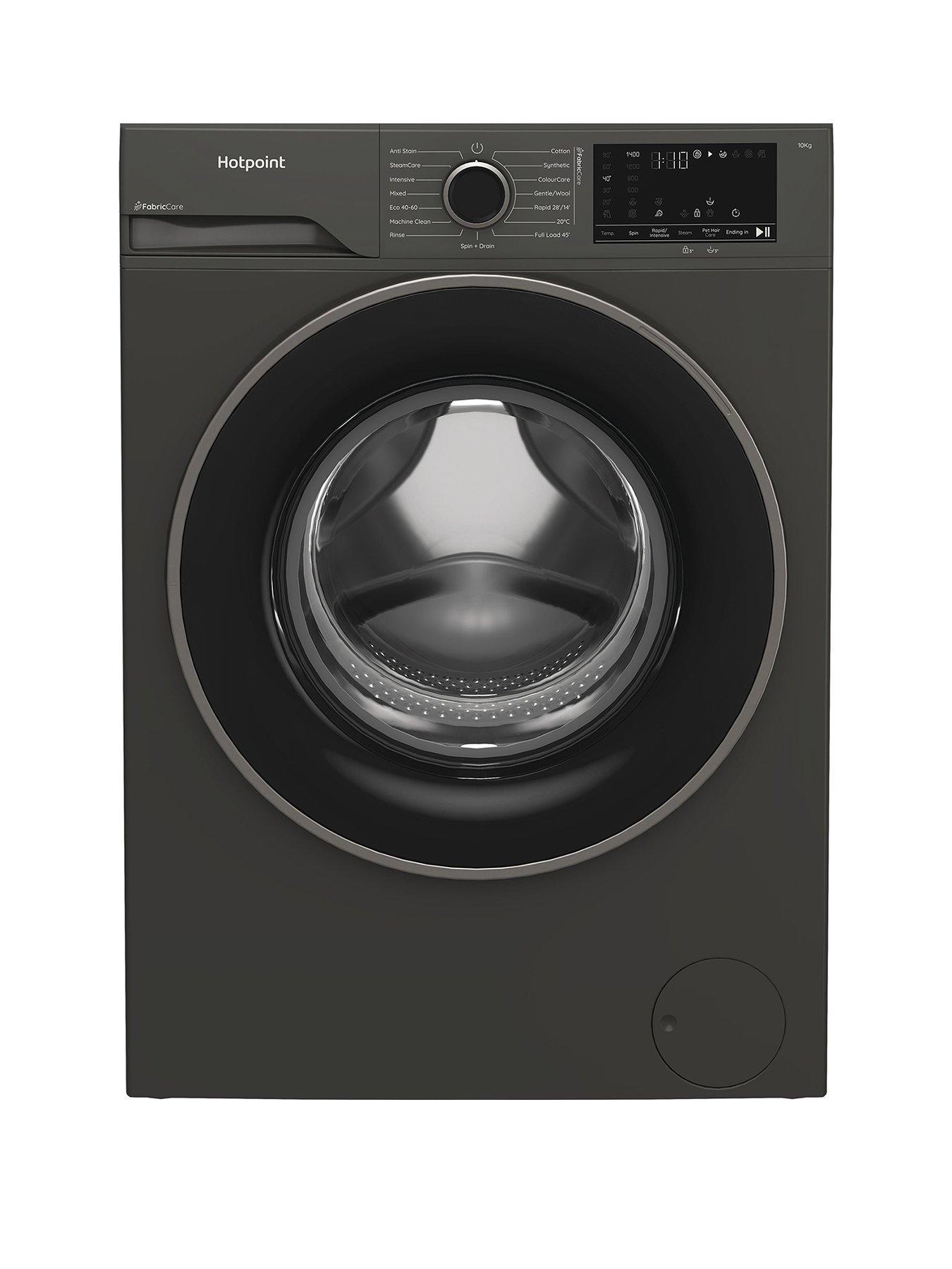 undefined Hotpoint Fabric Care HB 103G CARE UK 10KG Washing Machine - Manhattan Grey