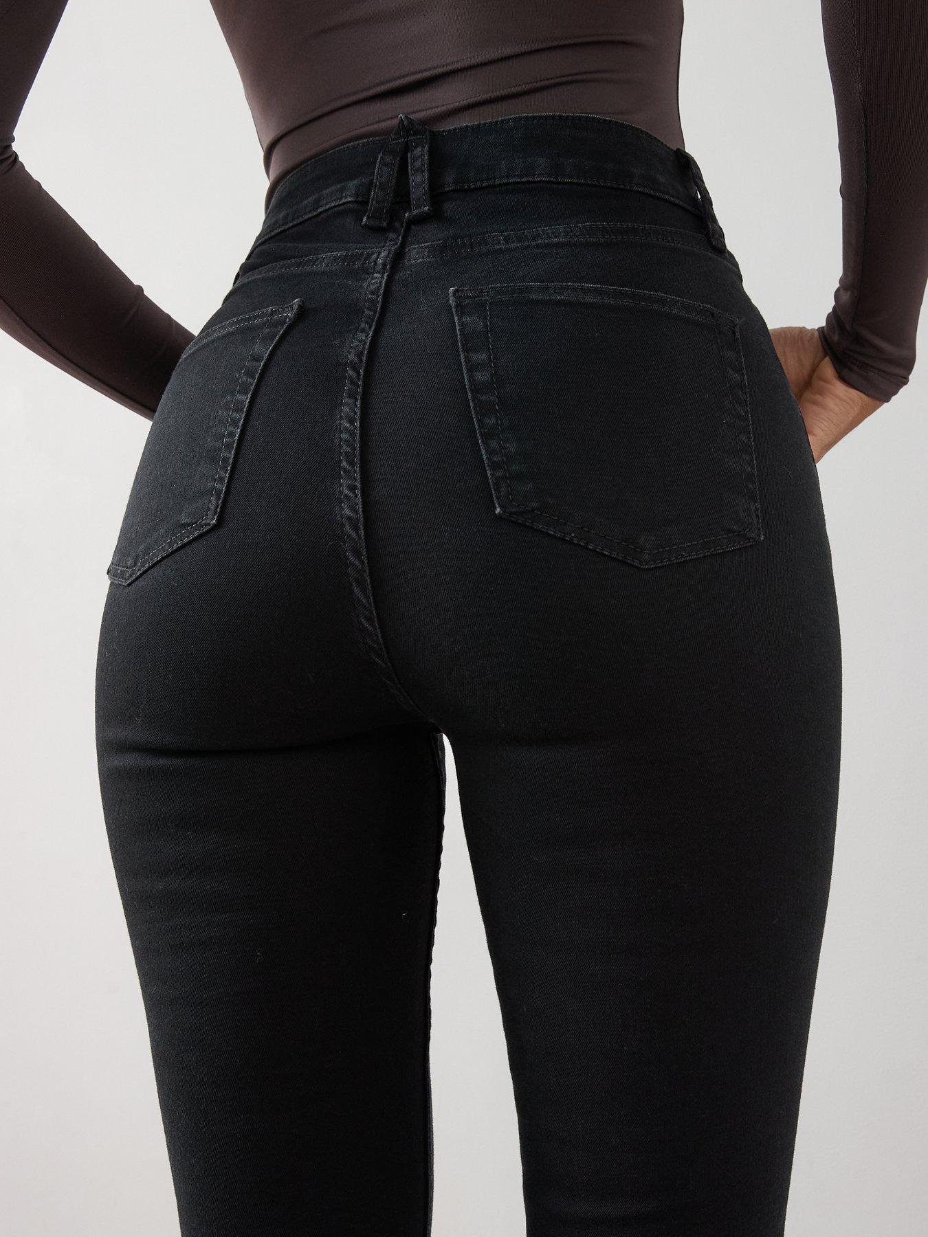 Image 5 of 7 of The Very Collection Authentic High Waist Skinny Jeans - Black