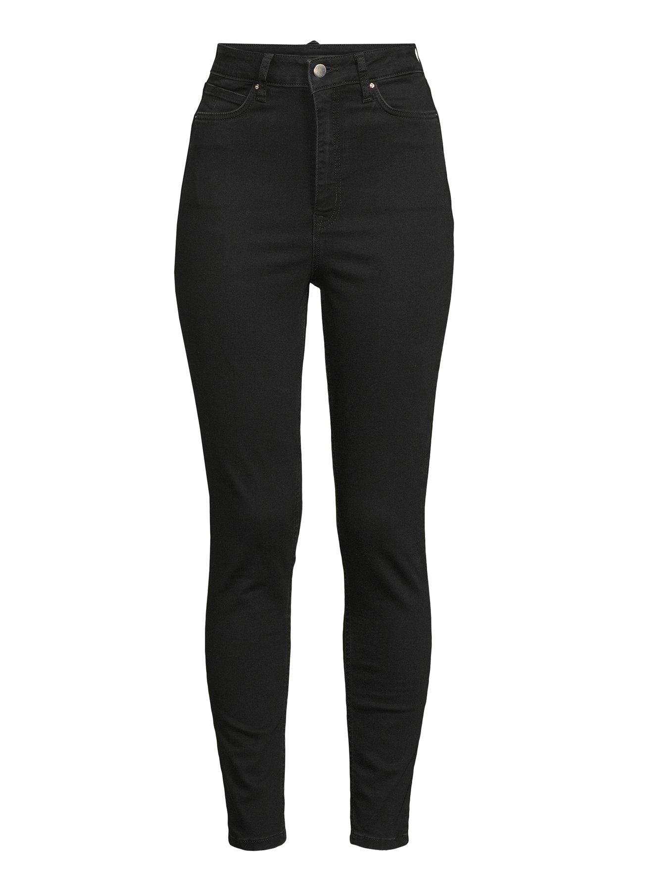 Image 7 of 7 of The Very Collection Authentic High Waist Skinny Jeans - Black
