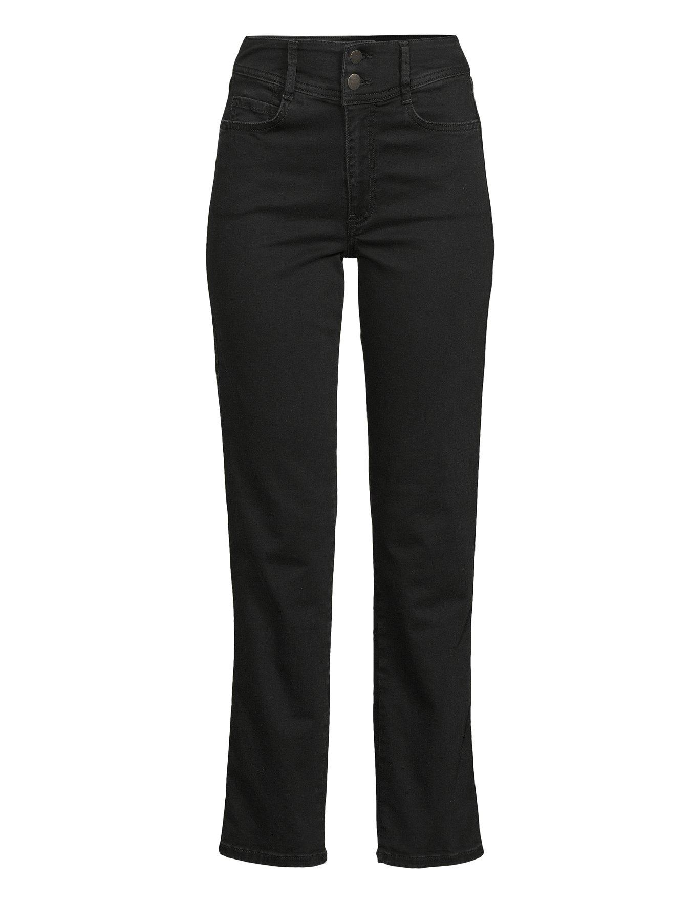 Image 7 of 7 of The Very Collection Shaping Straight Leg Jeans - Black