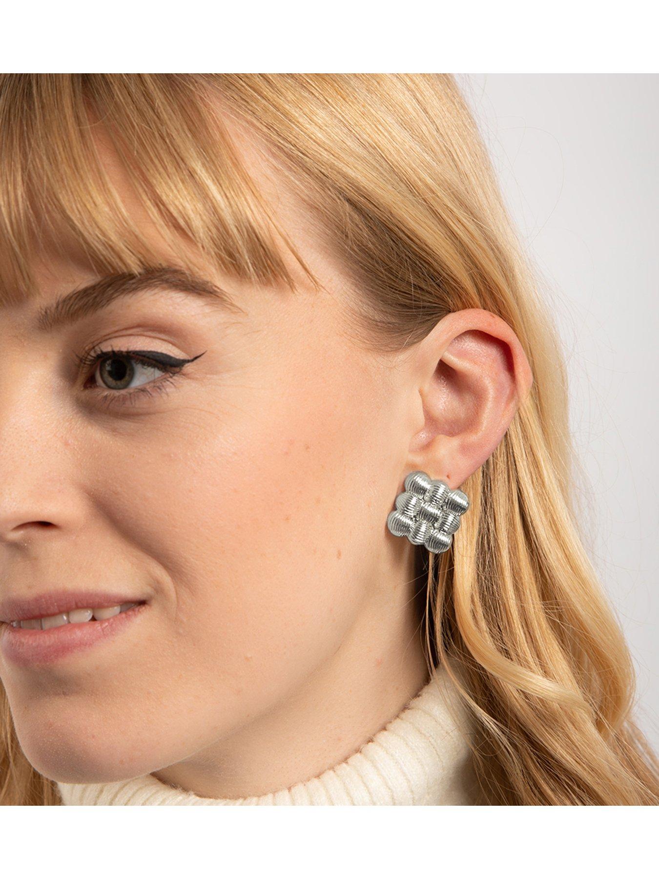 the-love-collection-stud-lattice-stud-earringsstillFront