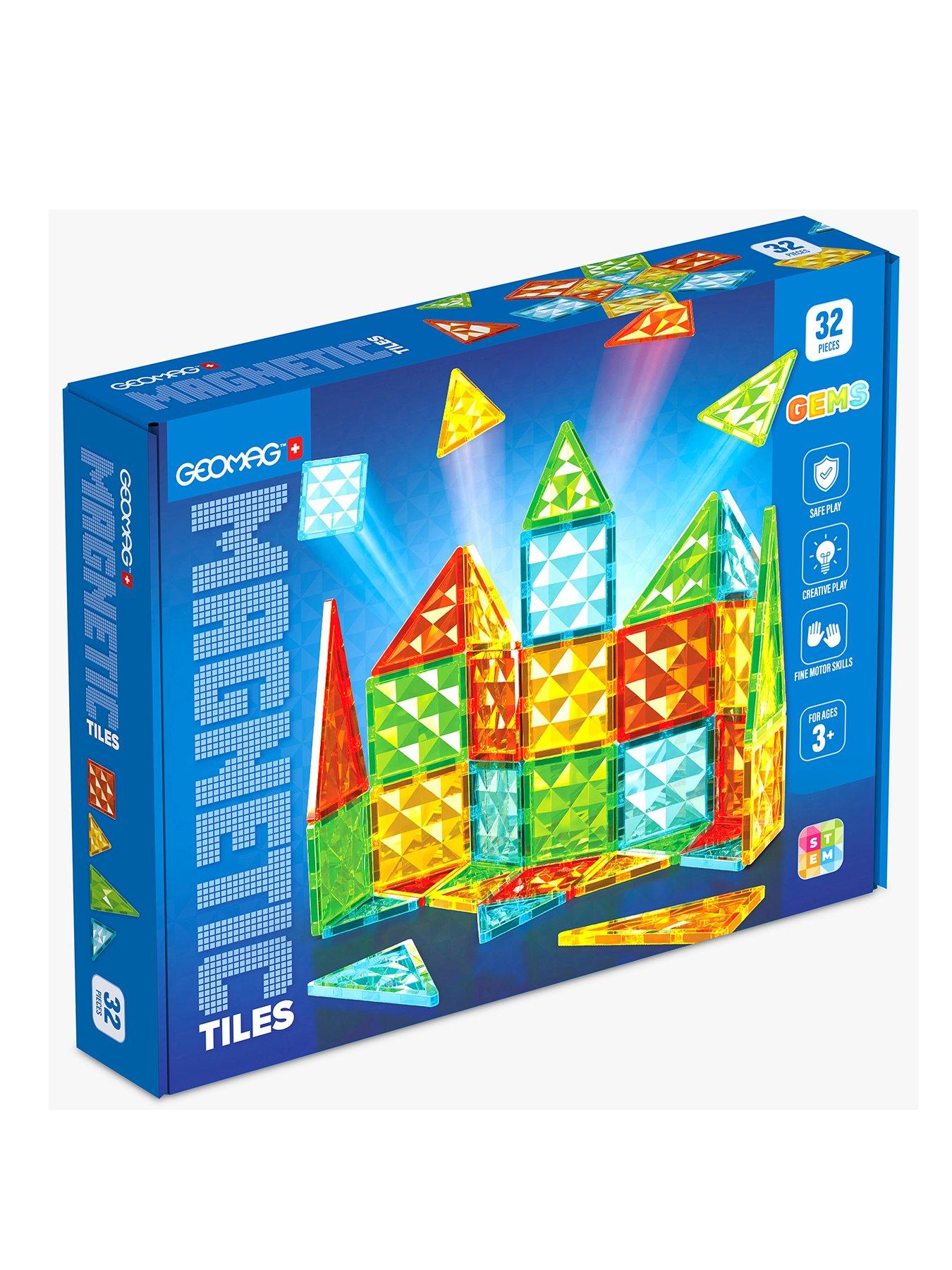 Geomag Geomag Magnetic Tiles Gems 32 pcs