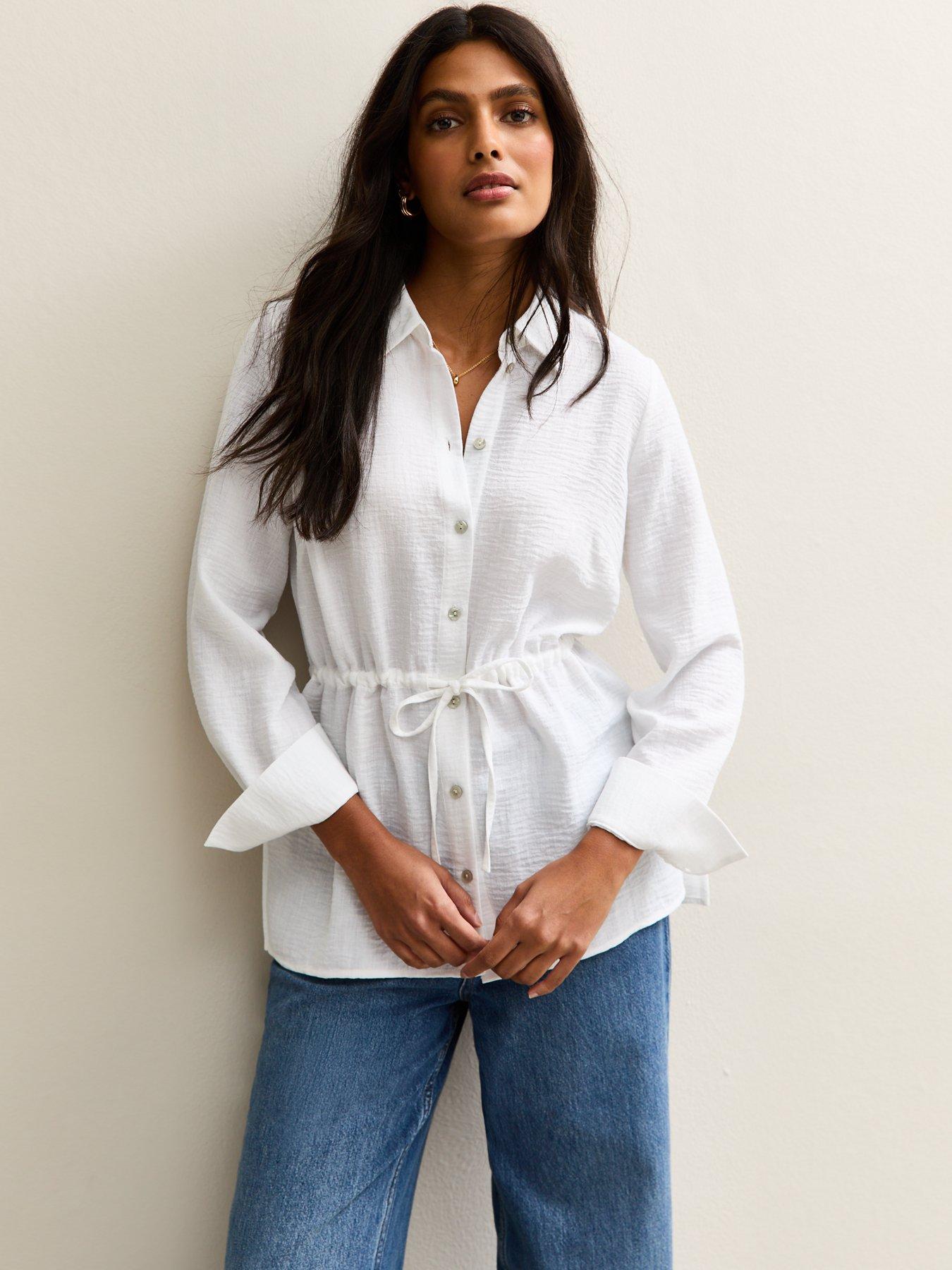 new-look-lou-linen-drawstring-shirt-white