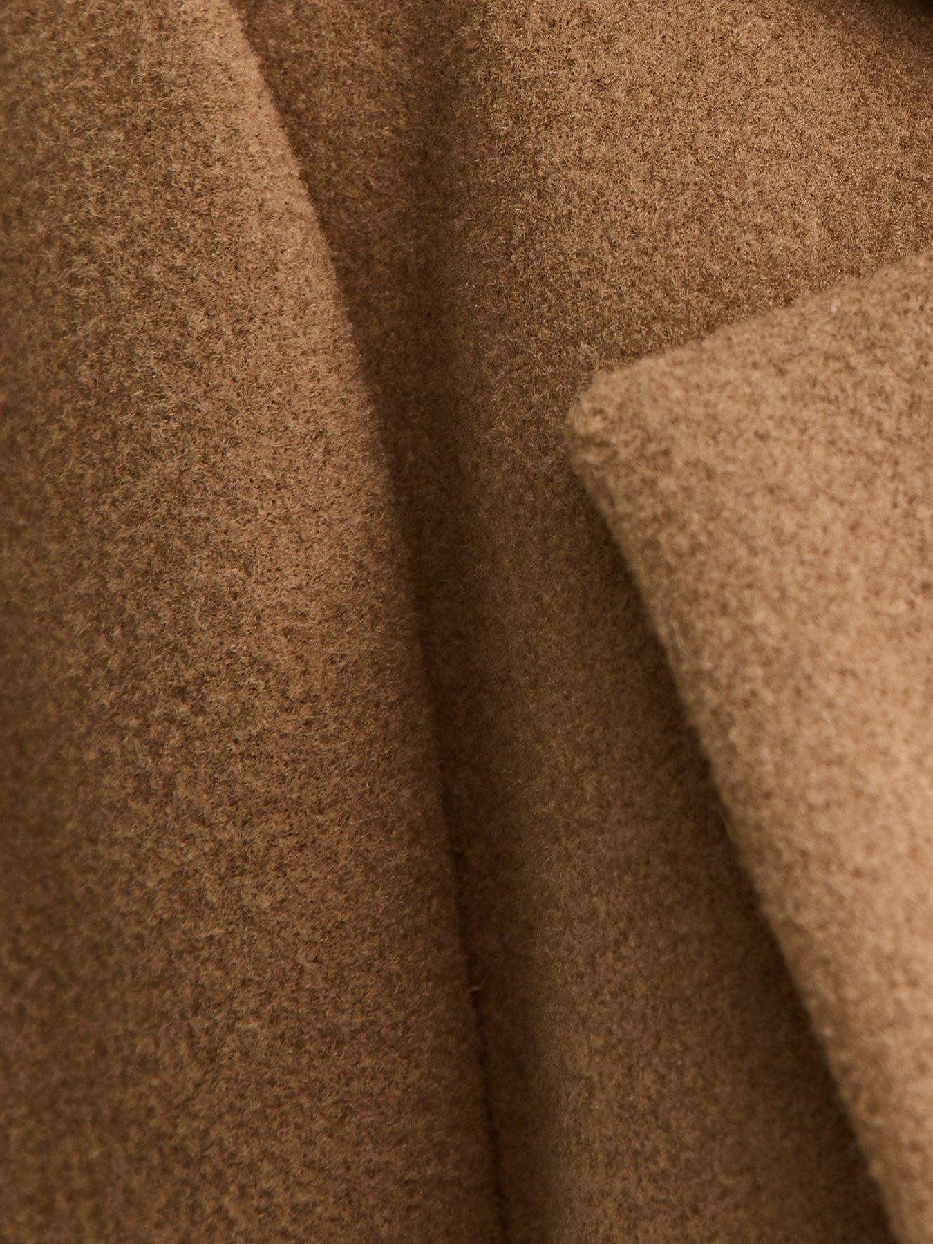 Image 5 of 6 of New Look Single Button Lined Coat - Camel