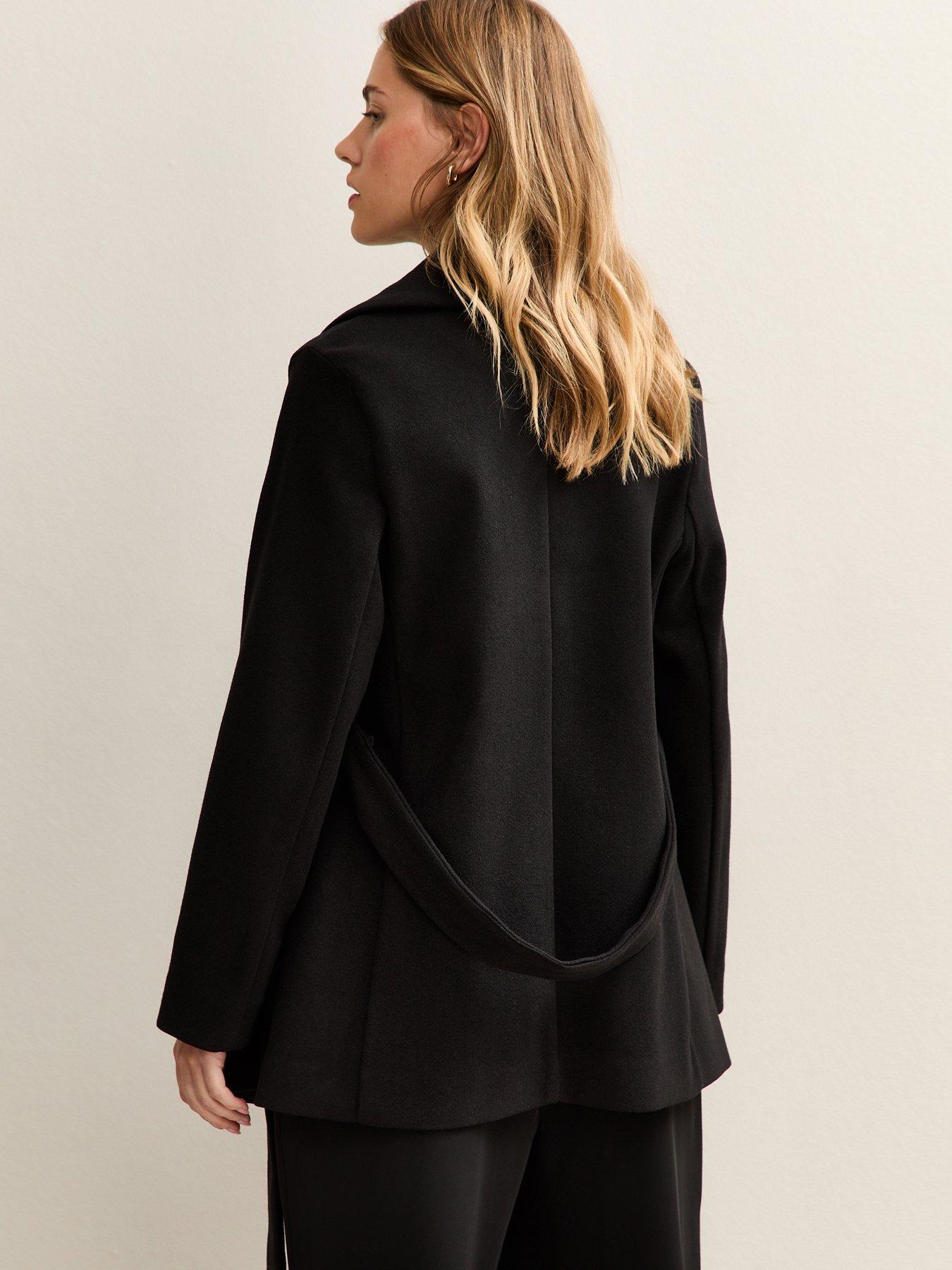 new-look-soft-touch-shawl-lapel-short-coat-blackstillFront