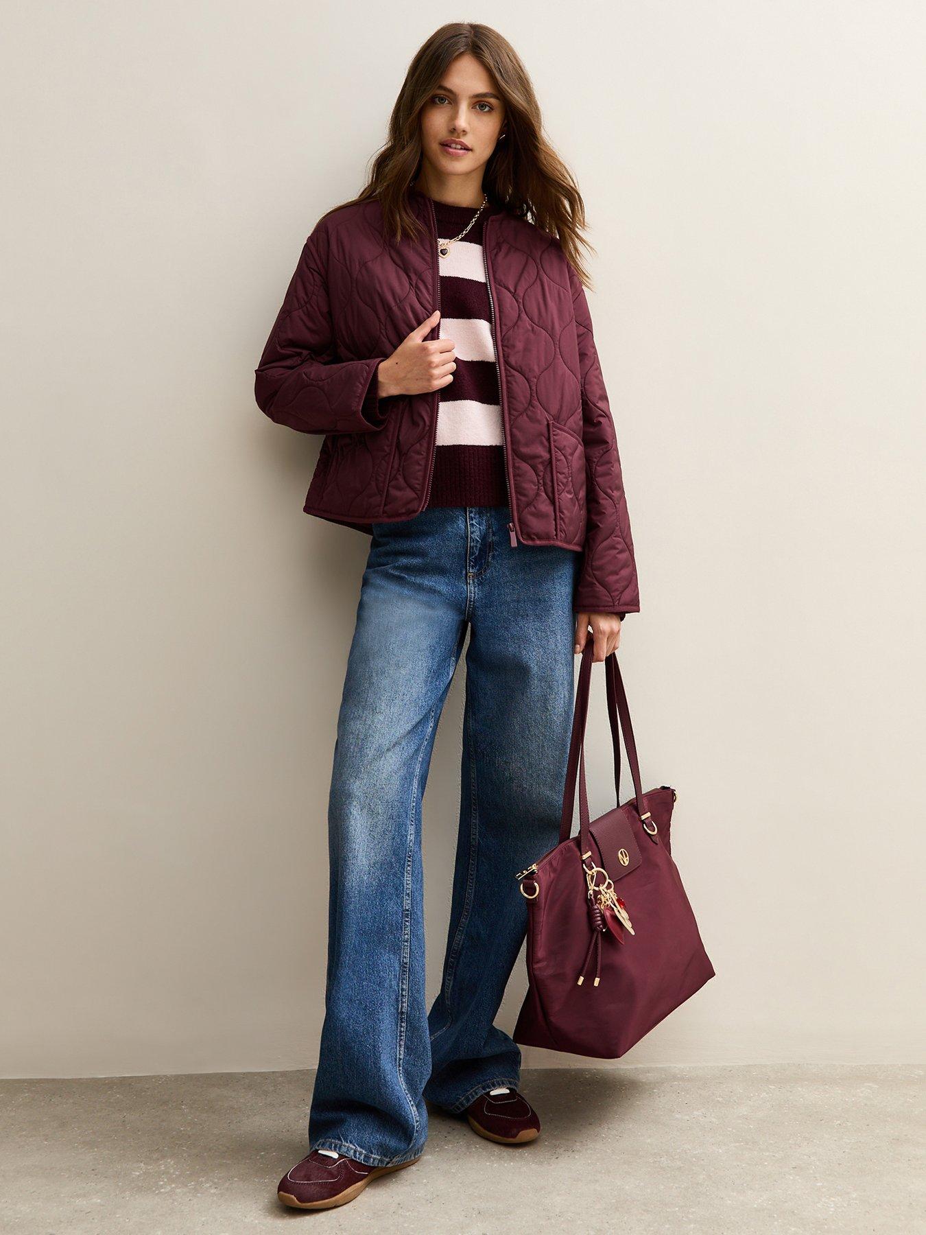 new-look-quilted-padded-jacket-burgundyoutfit