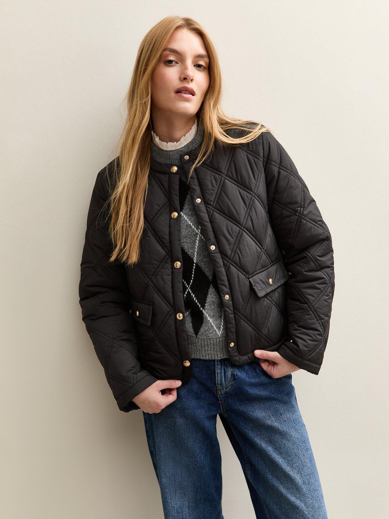 new-look-quilted-bomber-jacket-black