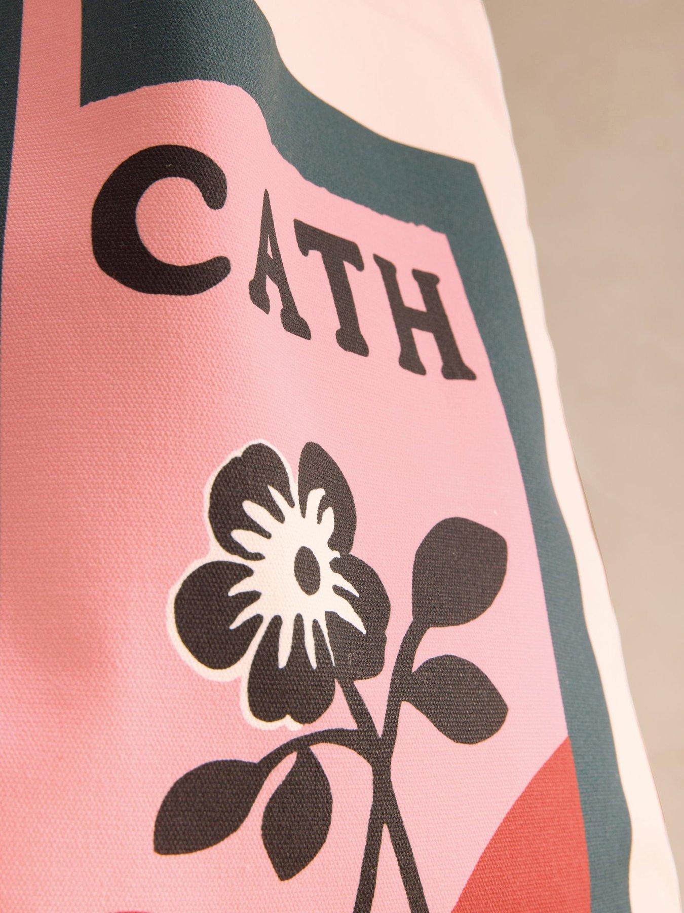 Image 4 of 5 of Cath Kidston Retro Floral Tote - Green
