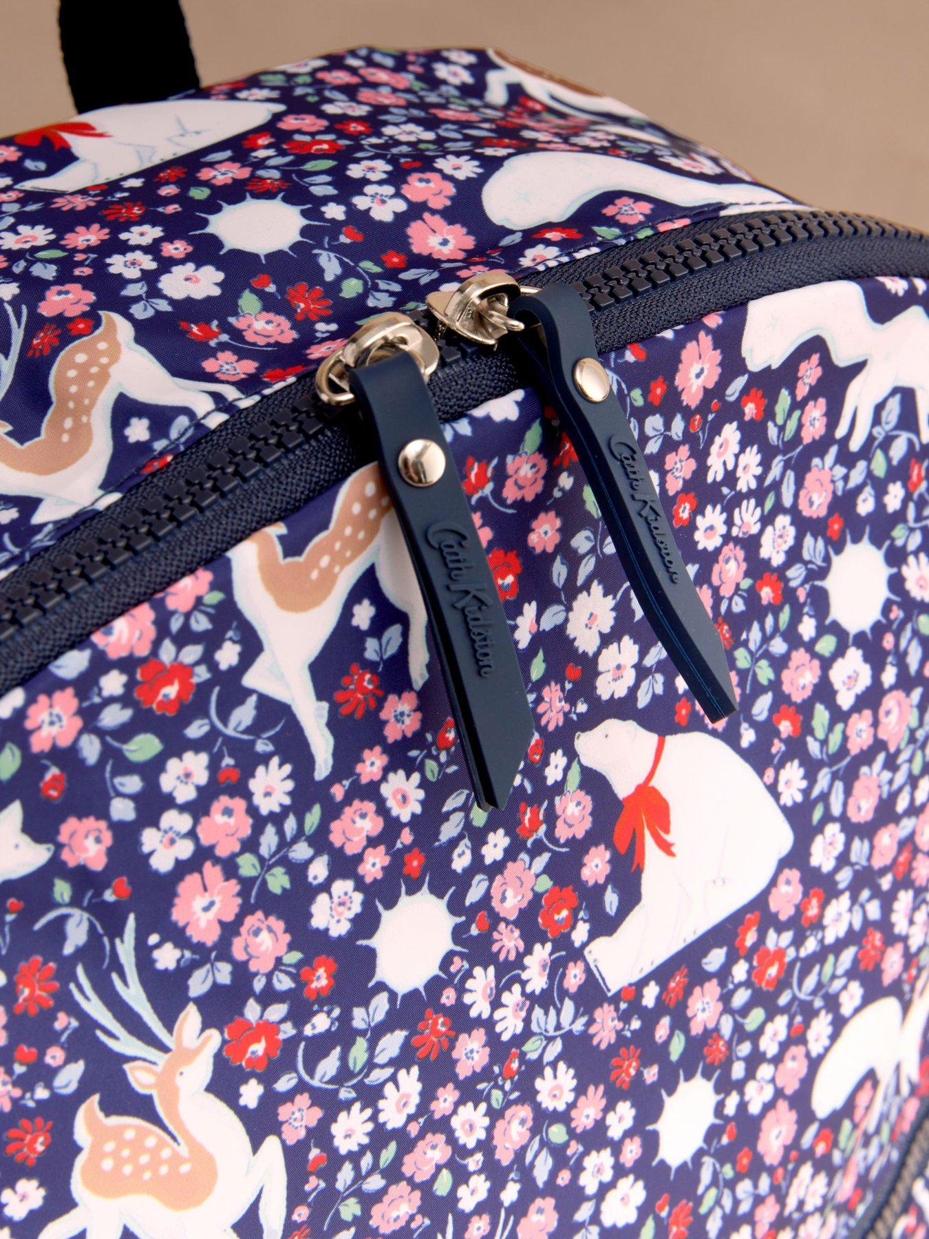 Image 4 of 6 of Cath Kidston Polar Ditsy Backpack - Navy