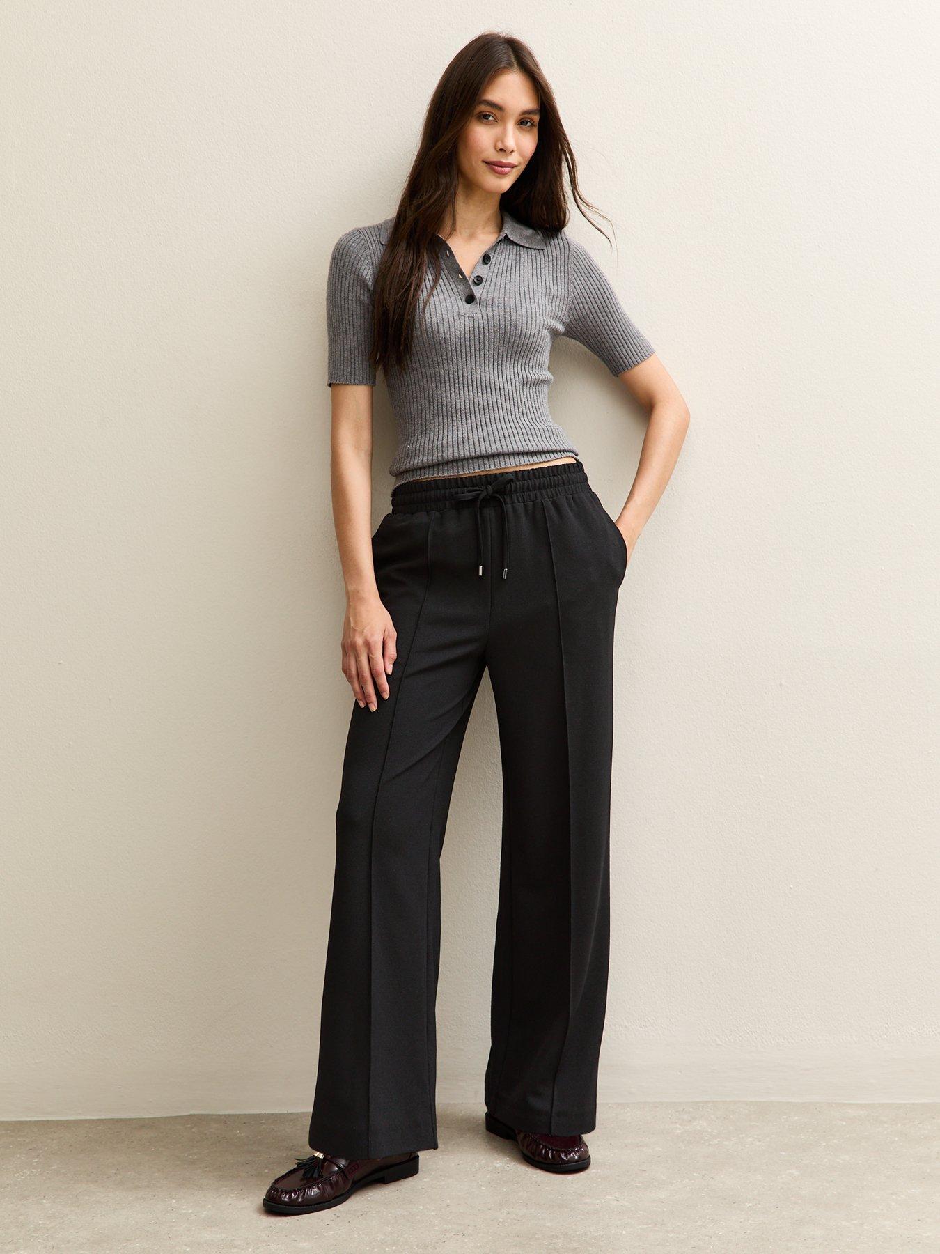 new-look-wide-leg-elasticated-waist-jersey-trousers-black