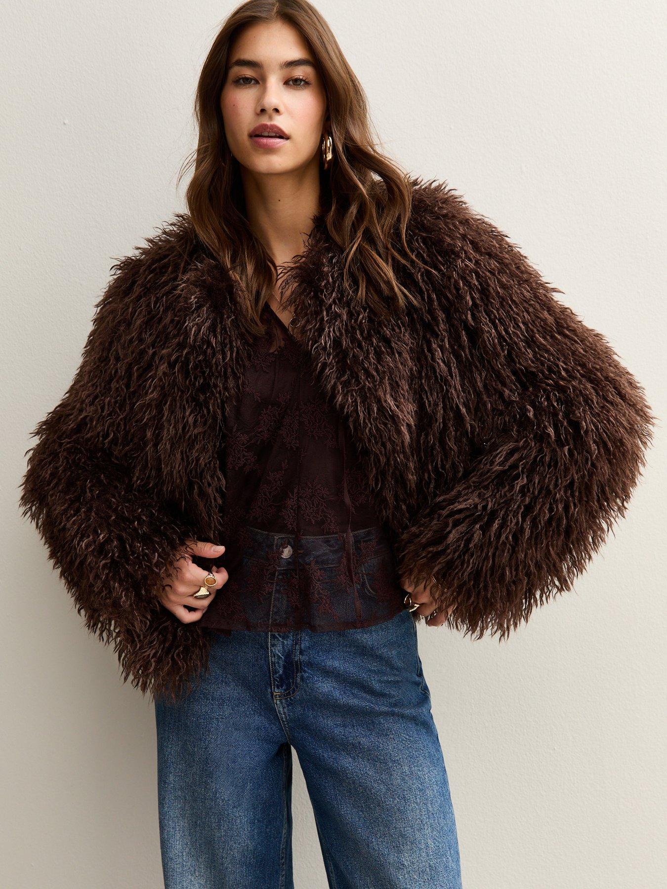 new-look-faux-fur-coat-brown