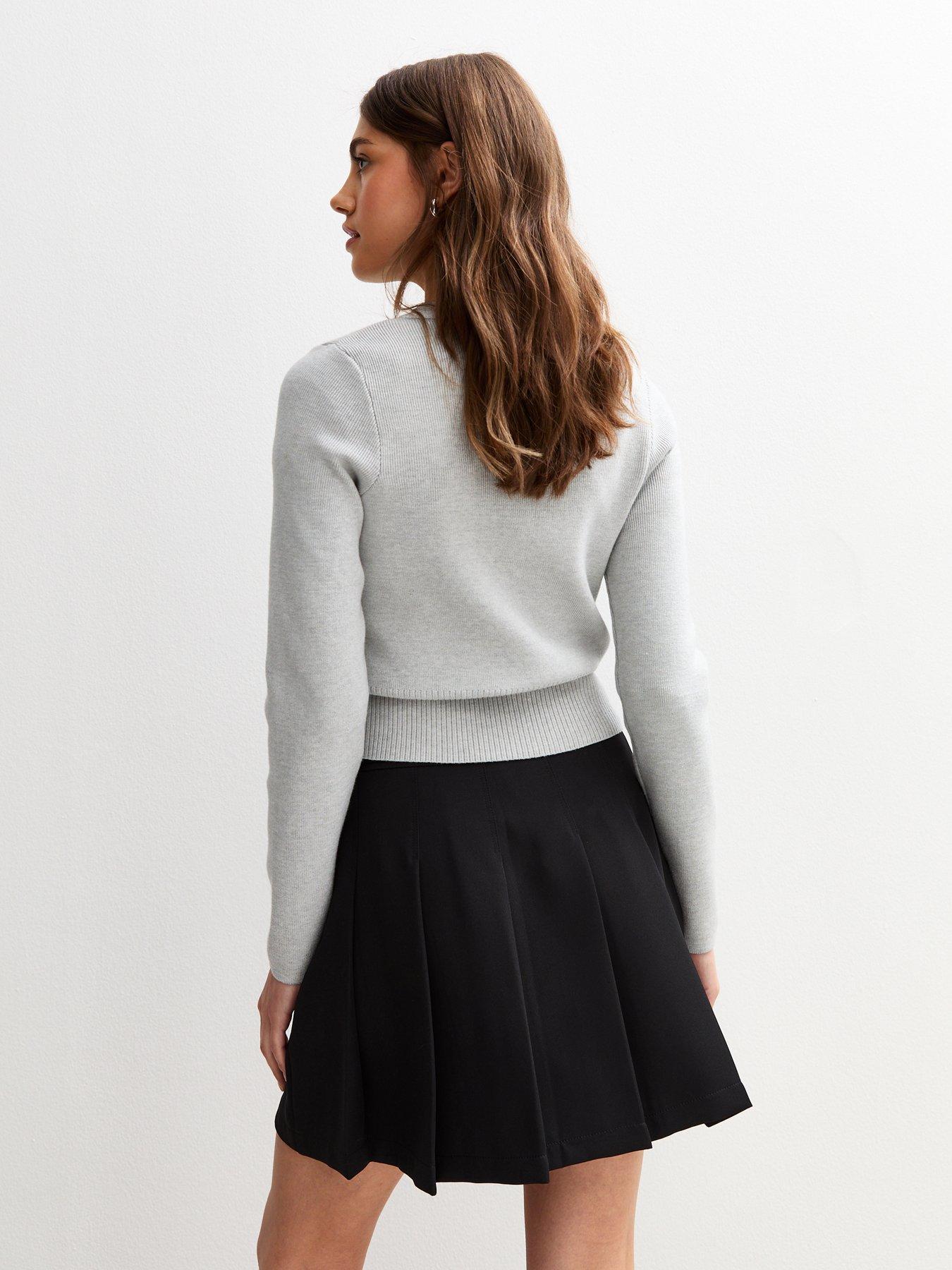 new-look-black-pleated-mini-skirtstillFront