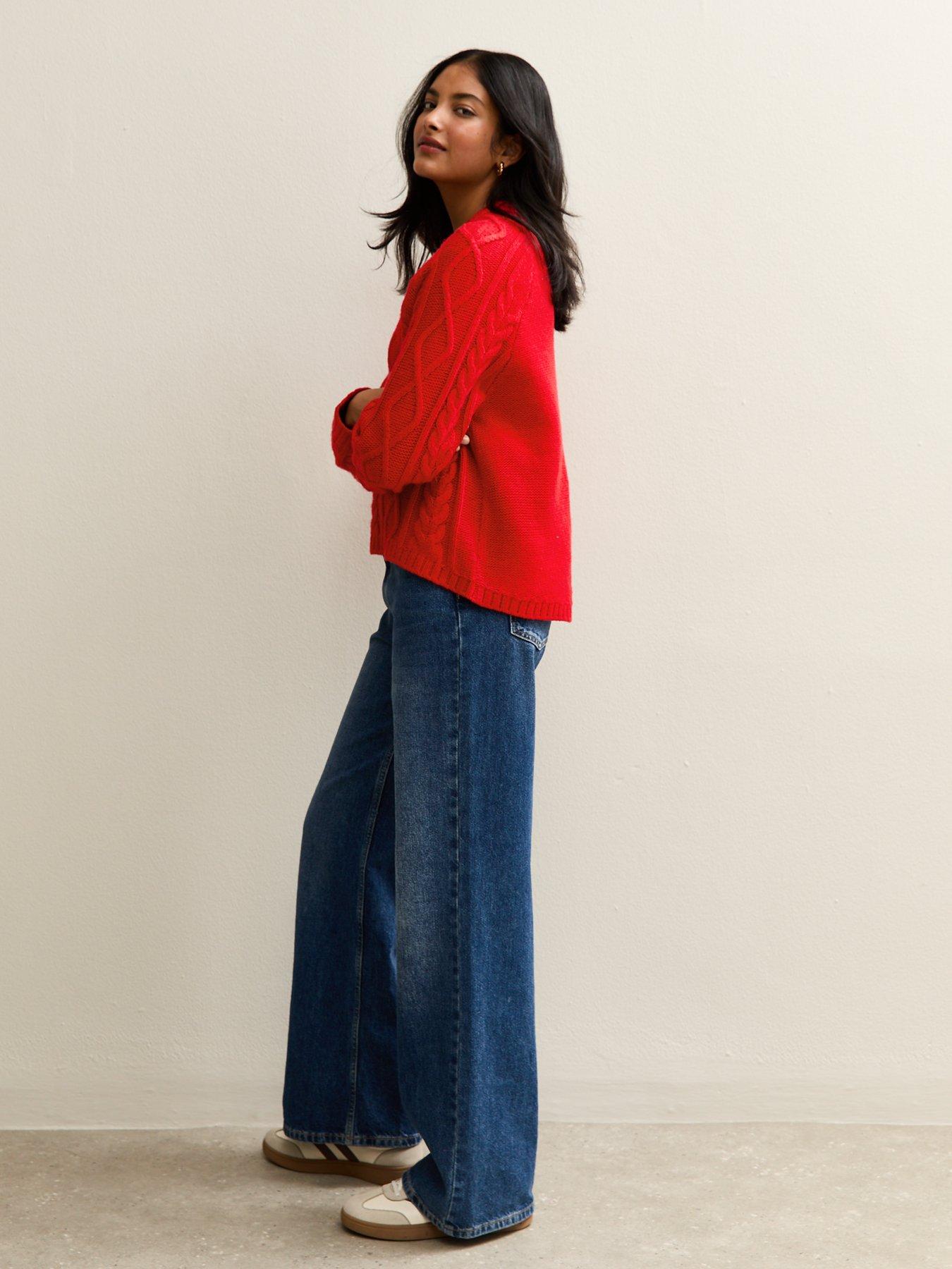 new-look-red-cable-knit-raglan-sleeve-jumperdetail