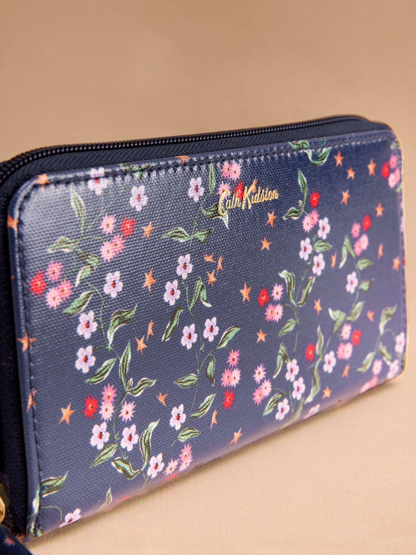 Image 2 of 3 of Cath Kidston Zip Around Navy Star Purse - Navy
