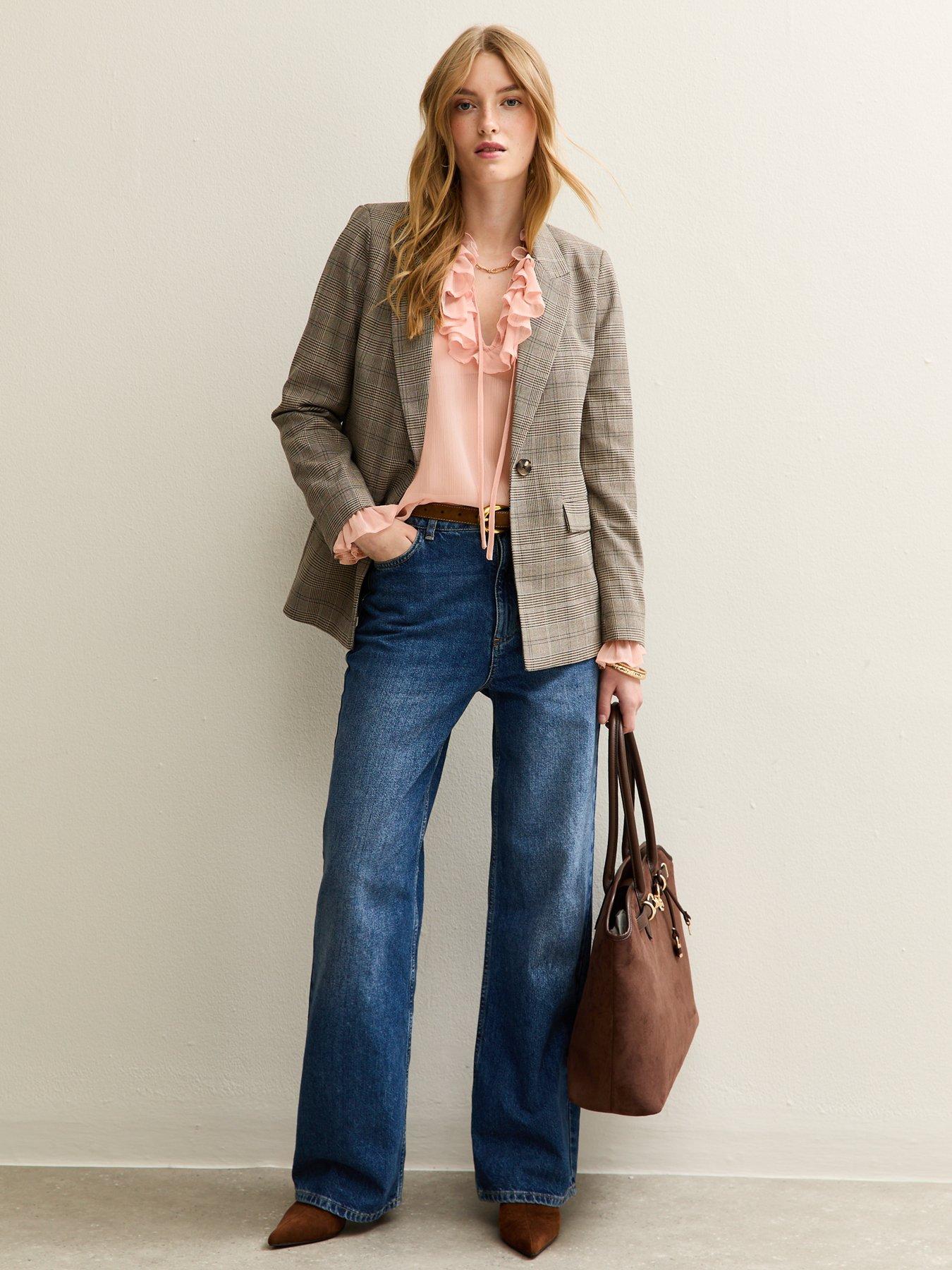 new-look-frill-trim-chiffon-blouse-pinkback