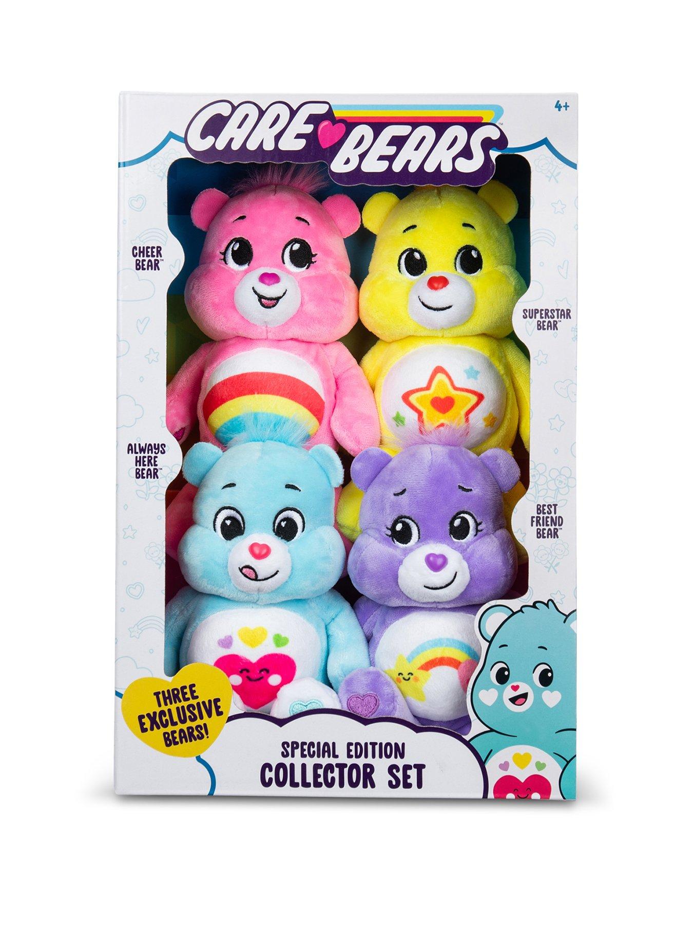 Care Bears Care Bears Treasure Box: Set of 4 Beanie Plush Toys, Soft  &  Cuddly, Perfect for Collecting  &  Play, Suitable for Boys  &  Girls Ages 3+