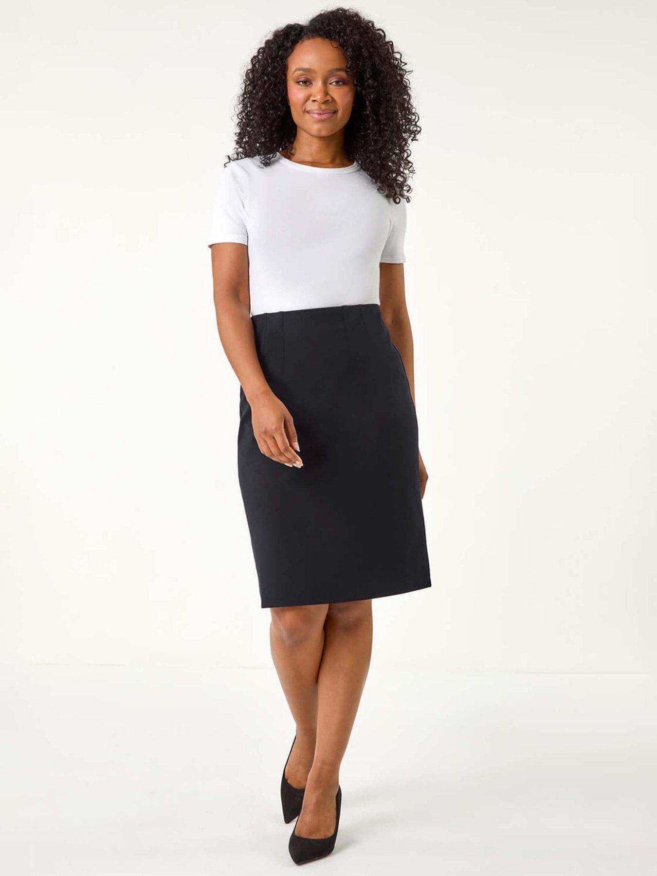 roman-petite-stretch-pencil-skirt-blackoutfit