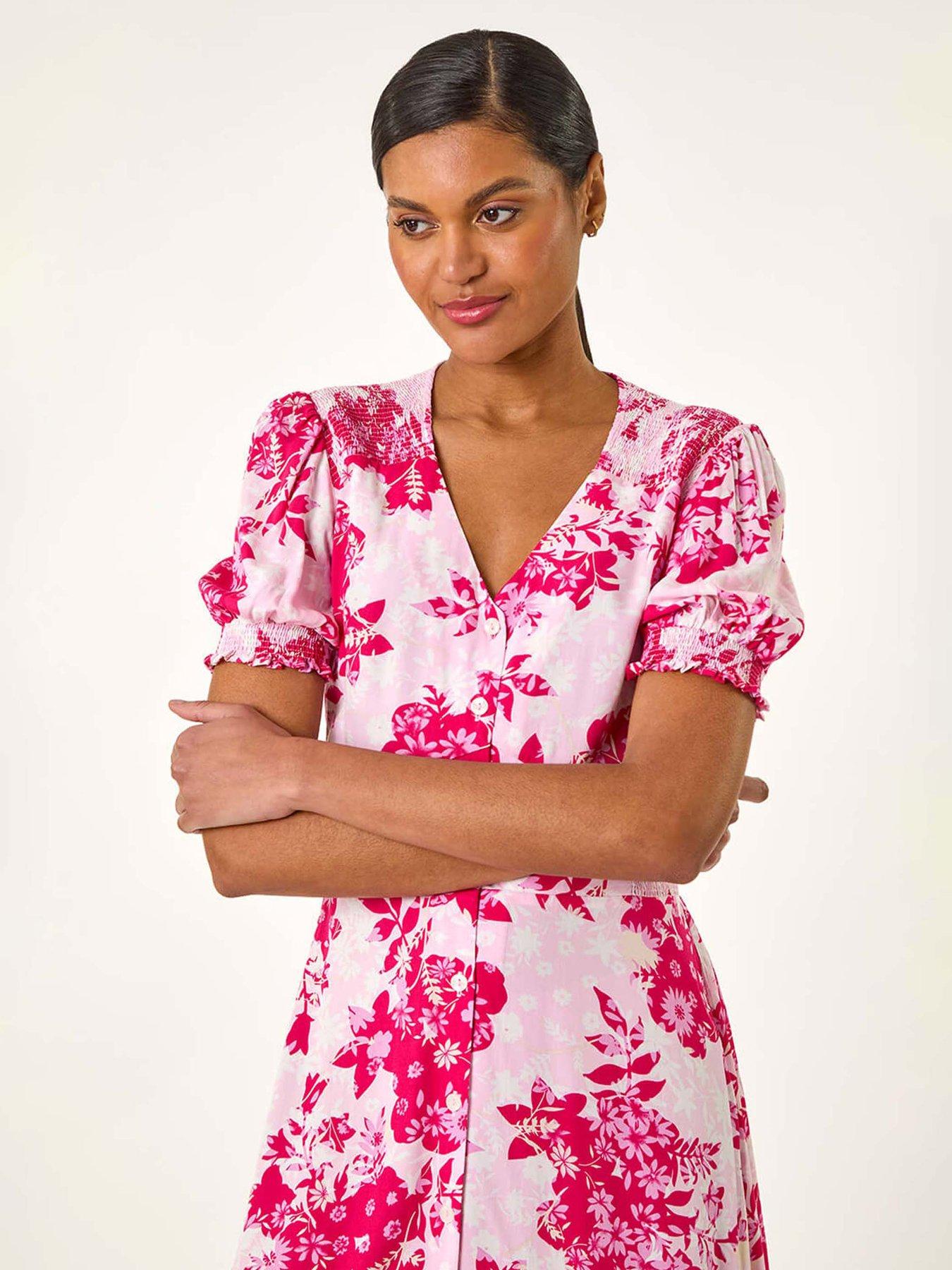 roman-floral-print-button-through-midi-dress-pinkoutfit