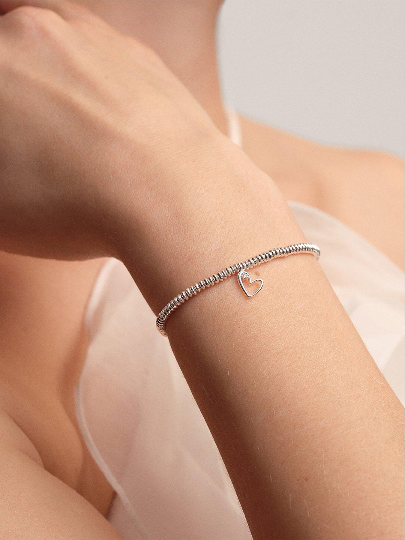 joma-jewellery-laboratory-grown-diamond-a-little-with-love-silver-plated-bracelet-175cm-stretchstillFront