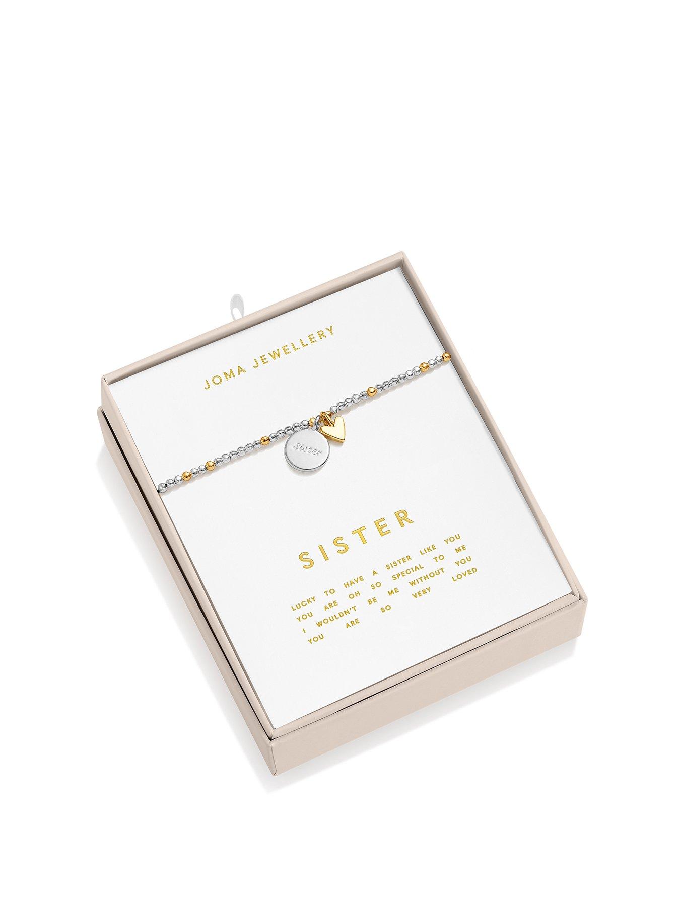 Joma Jewellery So Loved... Sister Silver  &  Gold Plated Bracelet