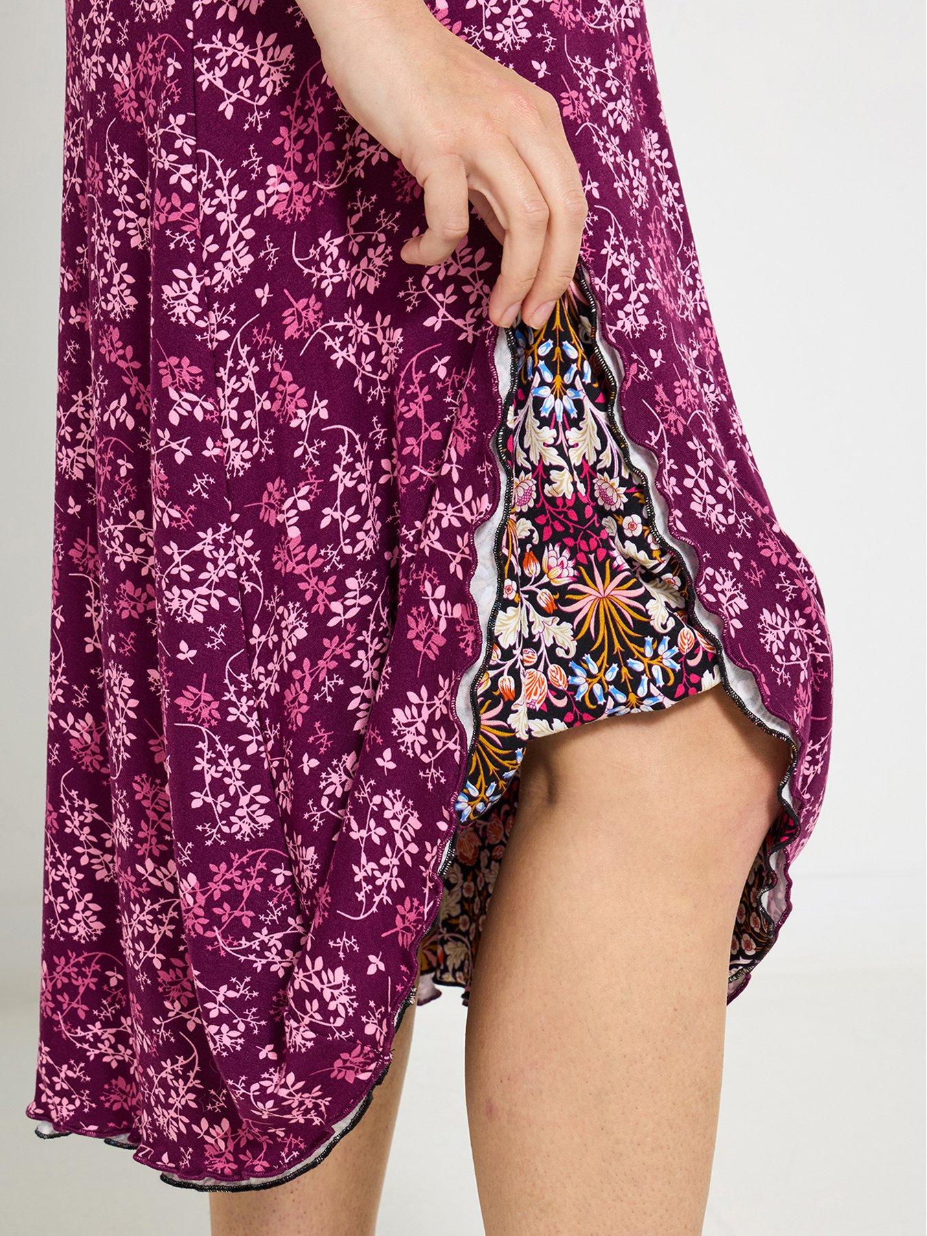 joe browns sunset skater dress Skater Dress All Over Print Stained Glass Sunset by MoonShine NM M
