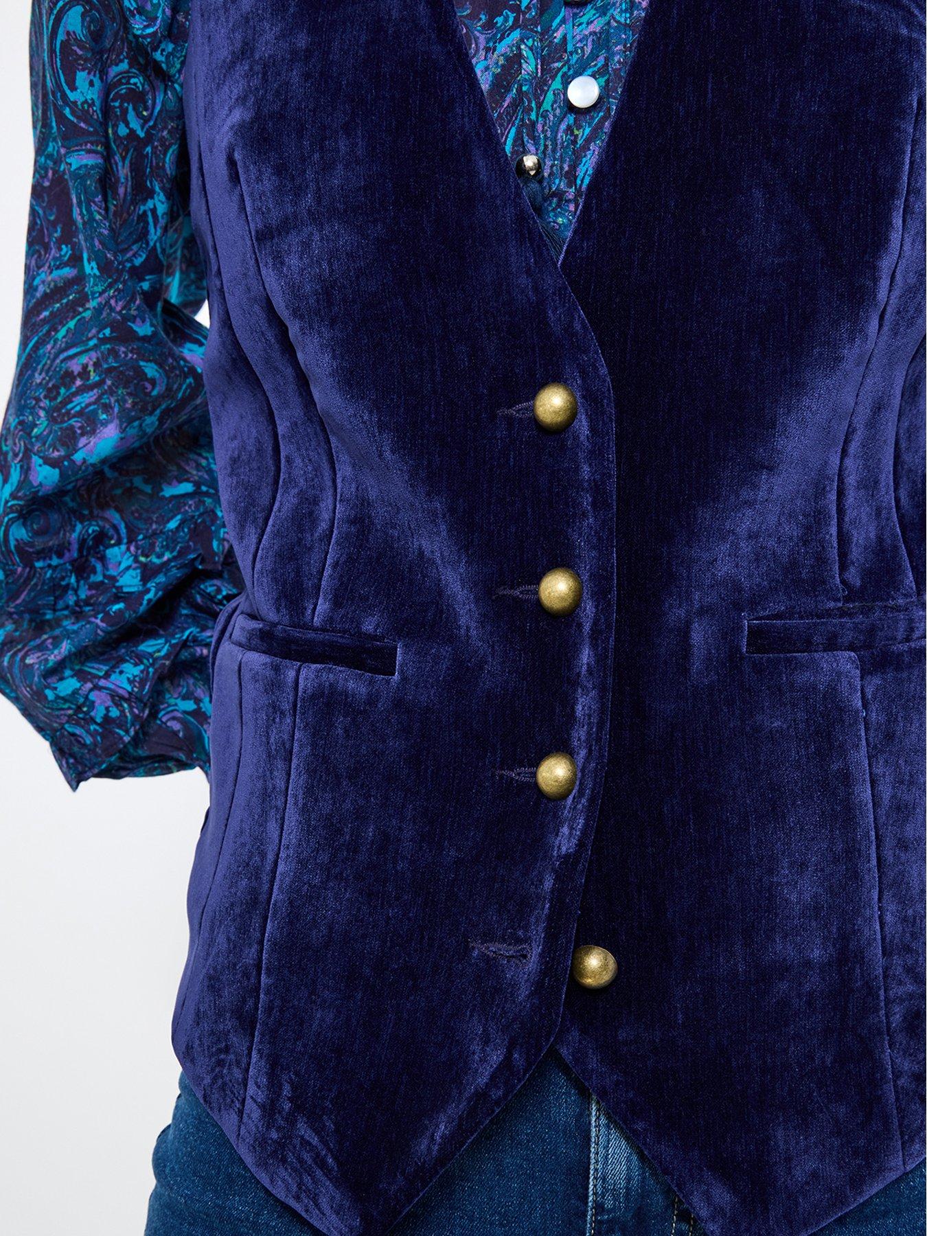 joe-browns-sassy-velvet-waistcoat-midnightstillFront