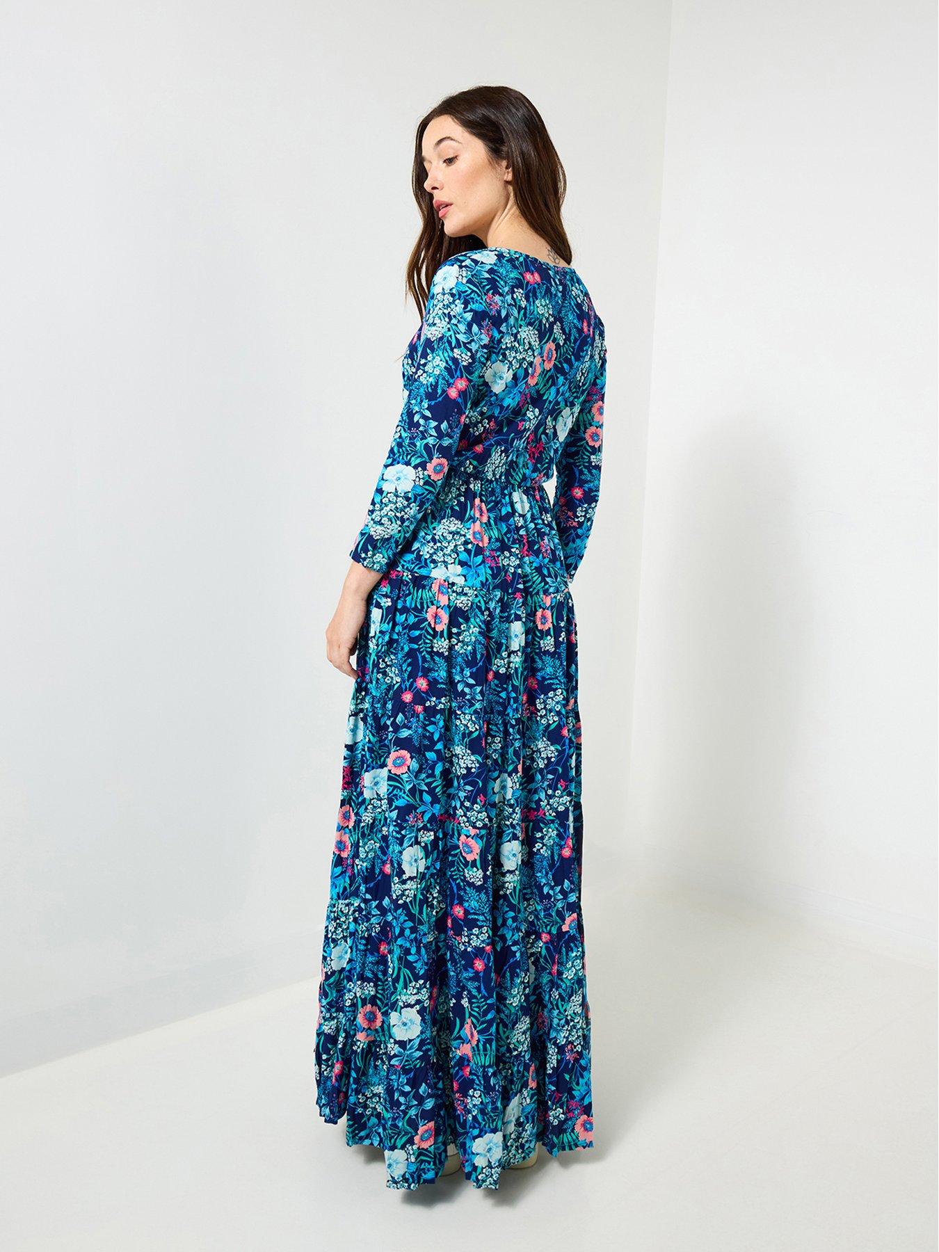 joe-browns-charming-floral-printed-crinkle-dress-bluestillFront