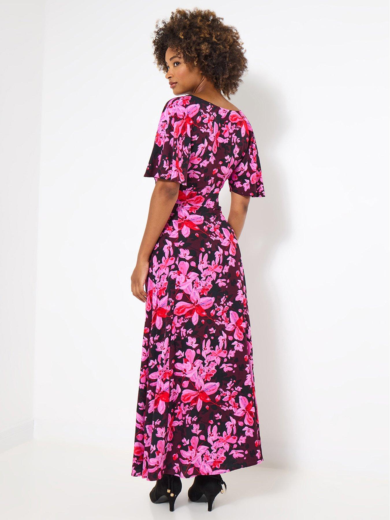 Image 2 of 6 of Joe Browns Brigette Floral Maxi Dress - Pink