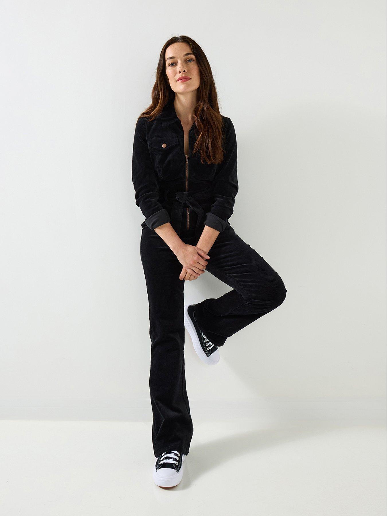 Joe Browns Darcy Cord Jumpsuit - Black