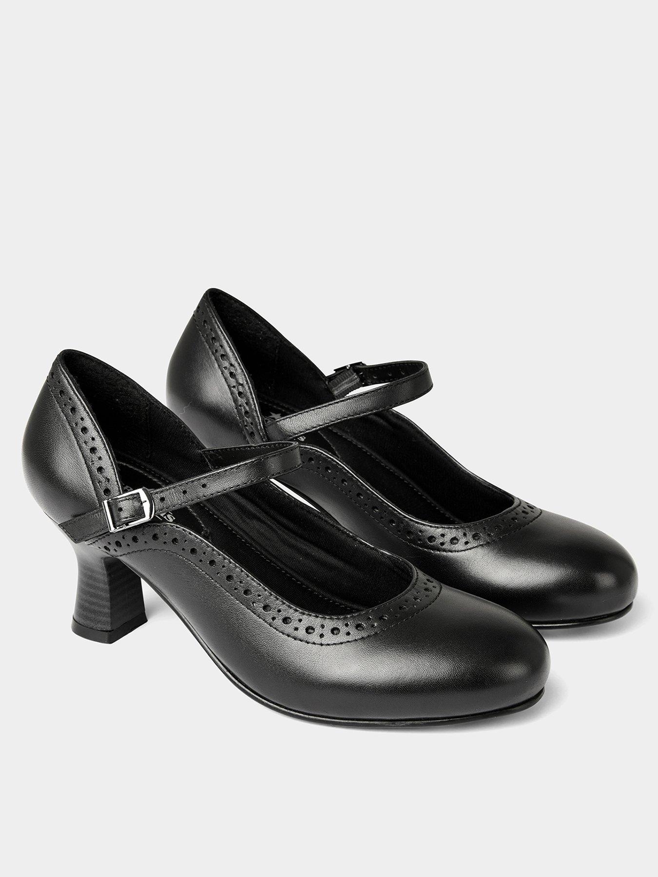 Image 2 of 5 of Joe Browns Lilly Leather Mary Janes - Black