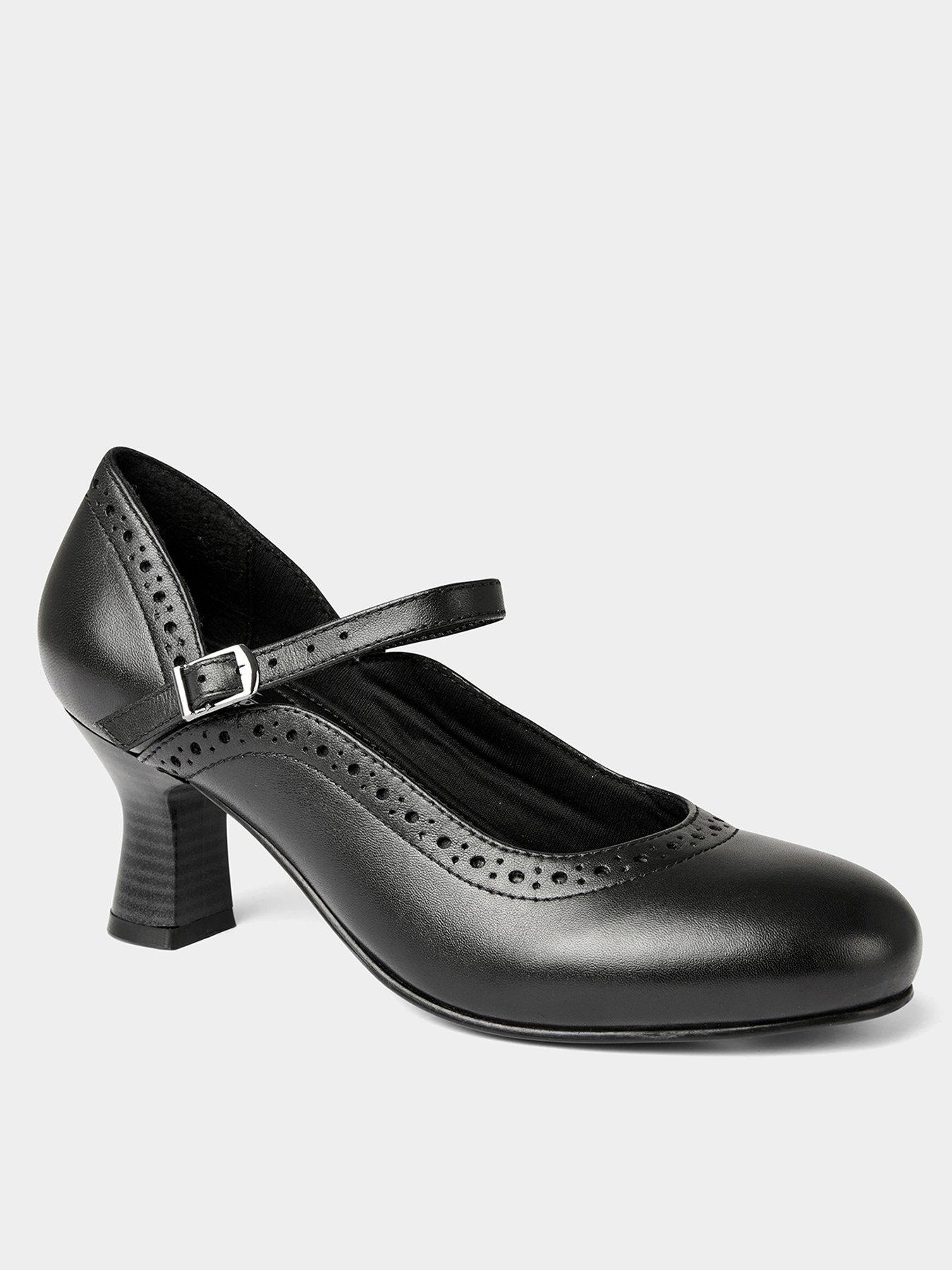Image 3 of 5 of Joe Browns Lilly Leather Mary Janes - Black