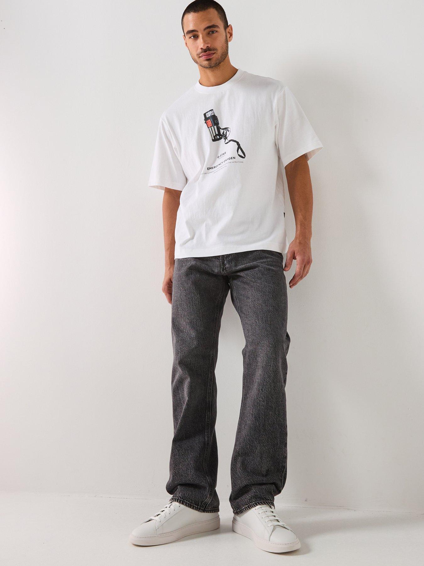 Image 3 of 5 of G-Star RAW Archive Oxygen Can Print T-Shirt - White