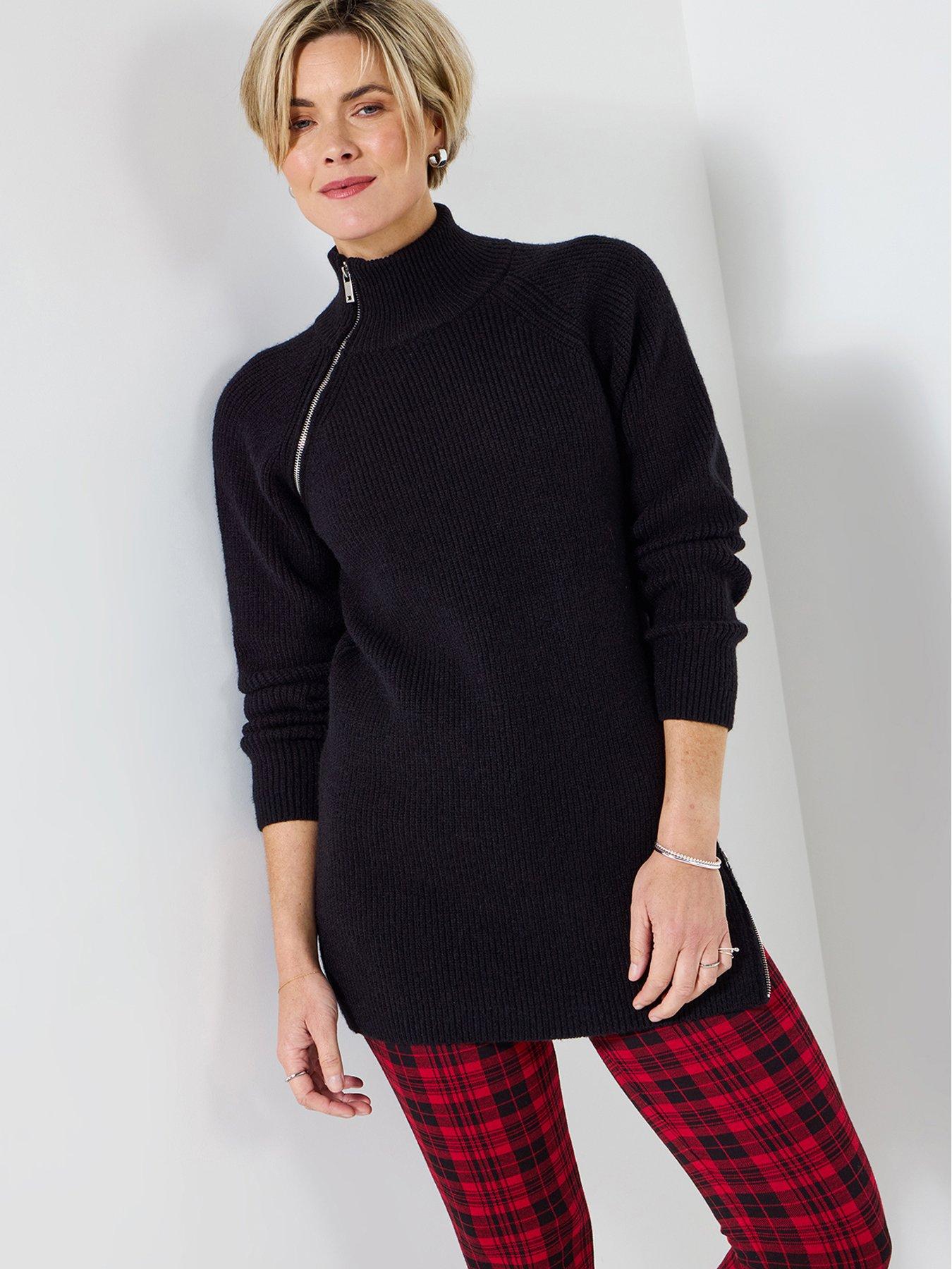 joe-browns-lexie-longline-zip-detail-jumper-blackfront