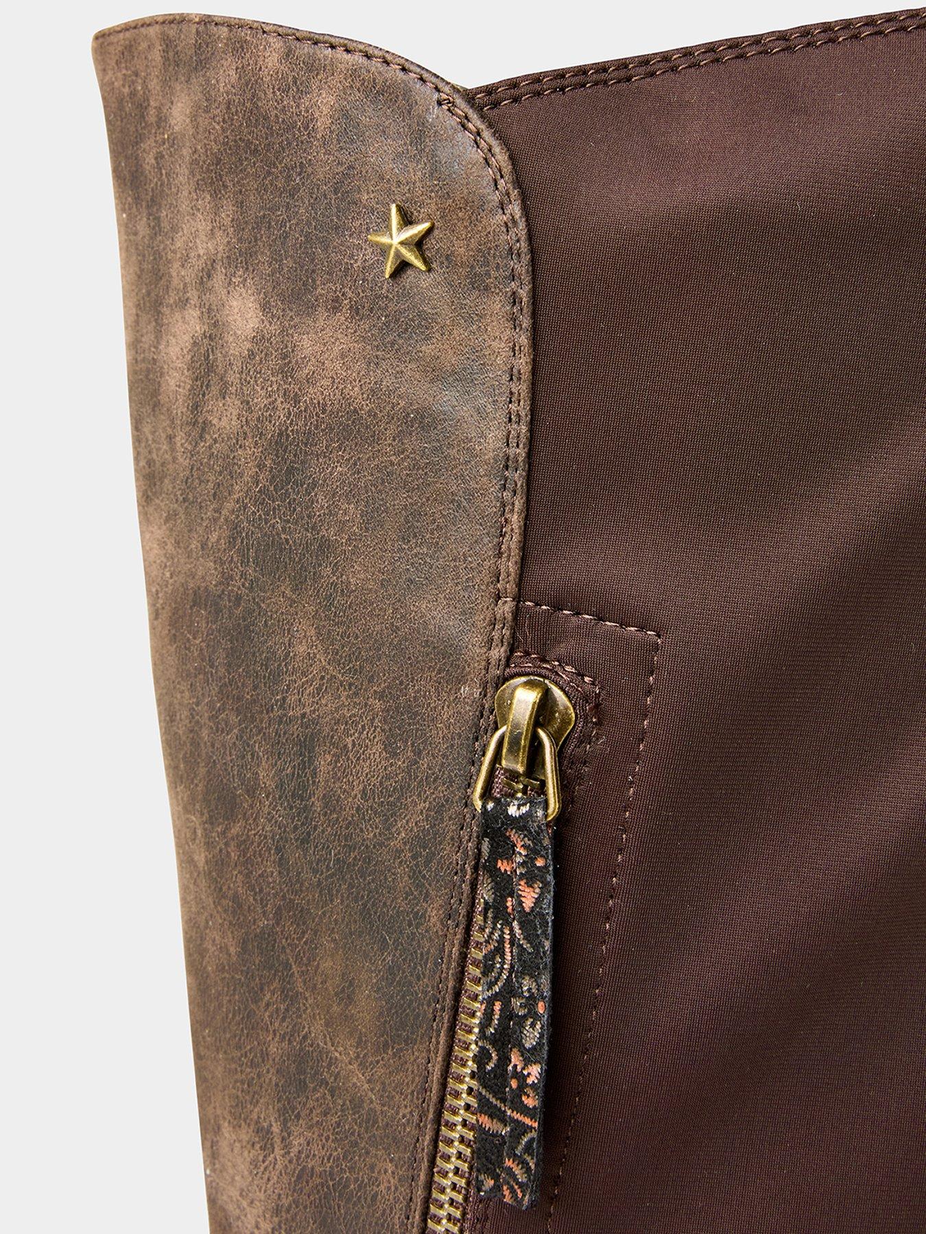 Image 5 of 5 of Joe Browns Fallen Leaves Wedge Boots - Brown