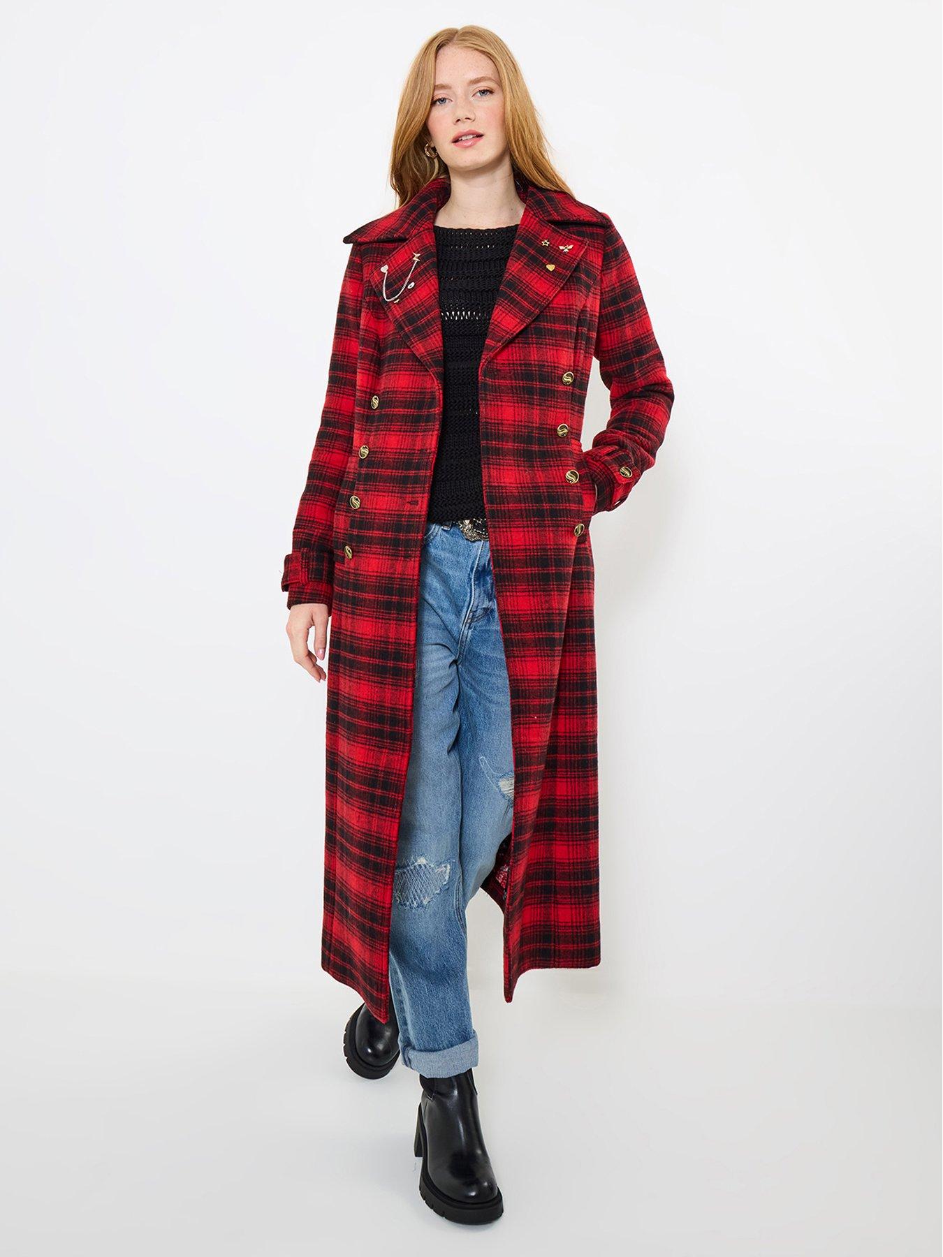 joe-browns-suzi-check-maxi-coat-redstillFront