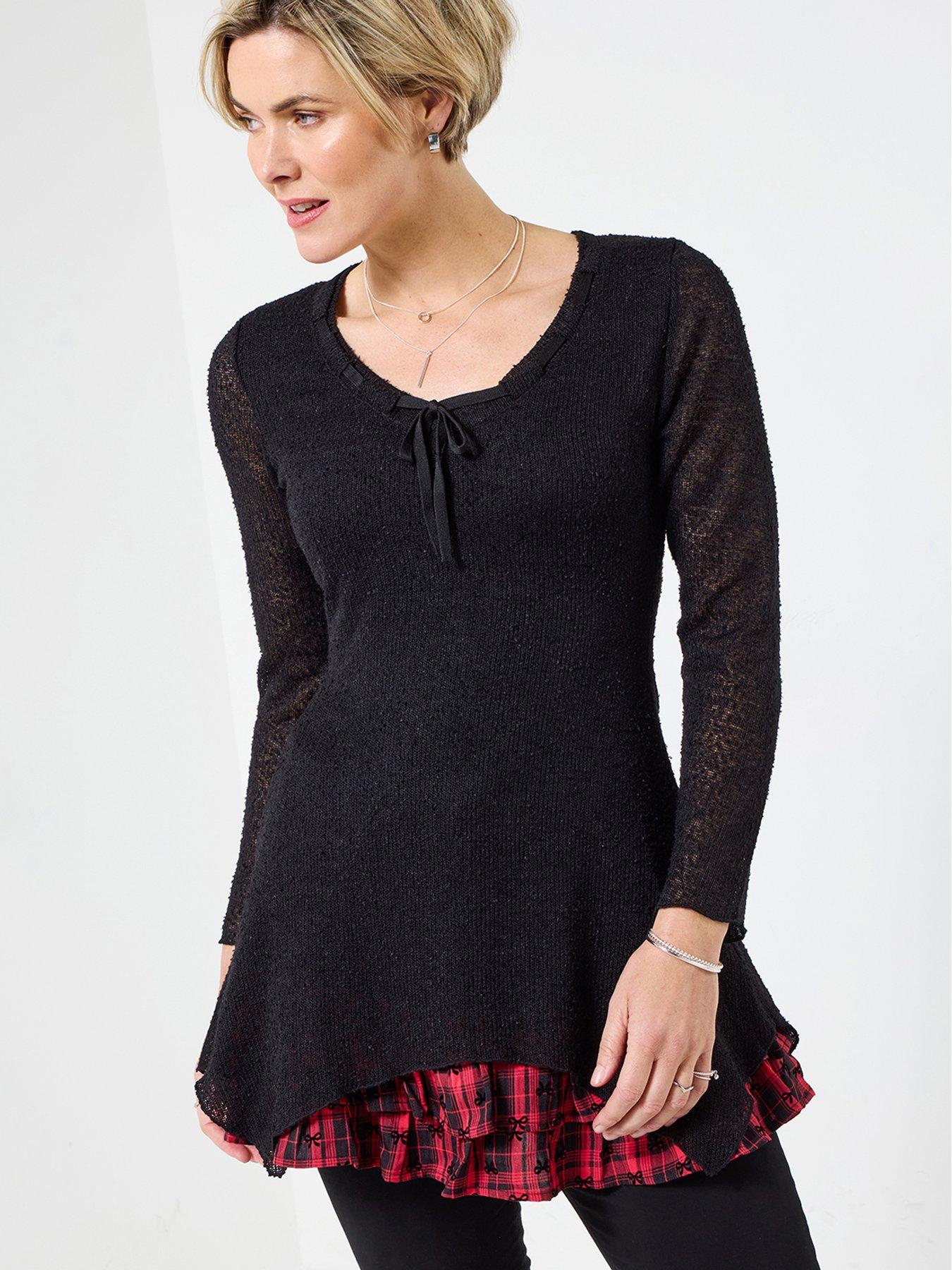 Joe Browns Rock With It Tunic Top - Black