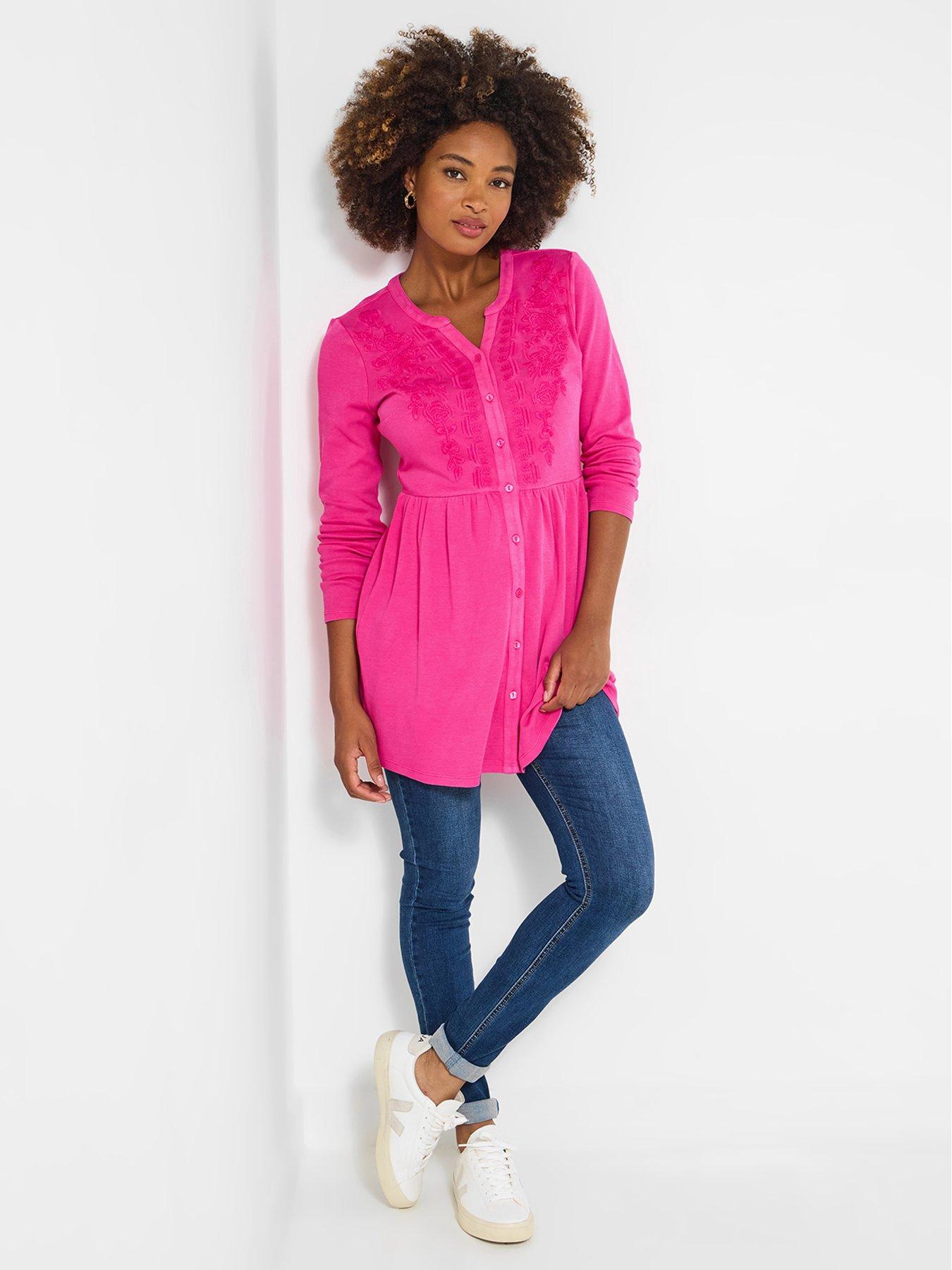 joe-browns-pretty-in-pink-jersey-sweat-tunic-top-pinkstillFront