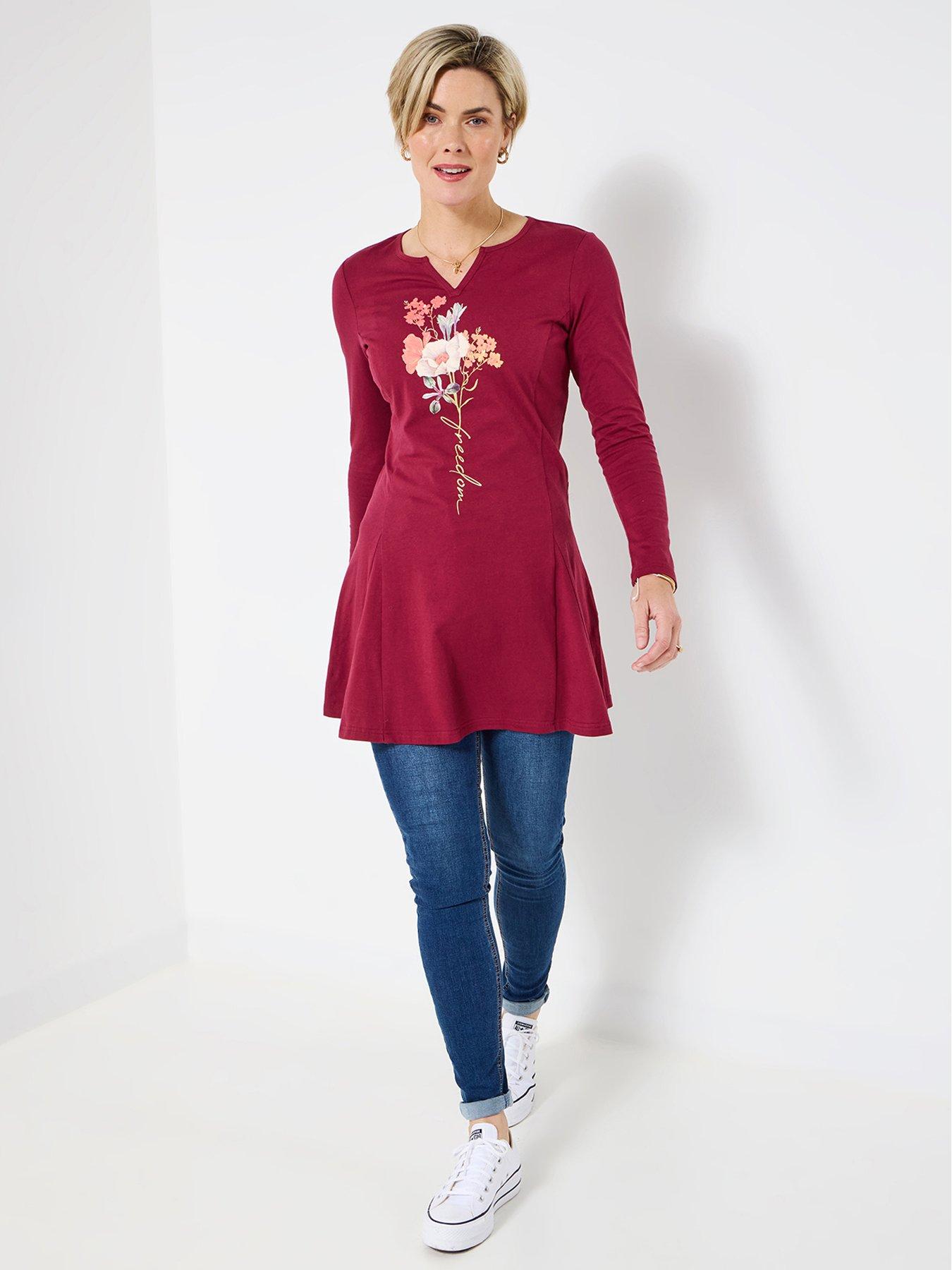 joe-browns-autumn-florals-jersey-tunic-top-berrystillFront